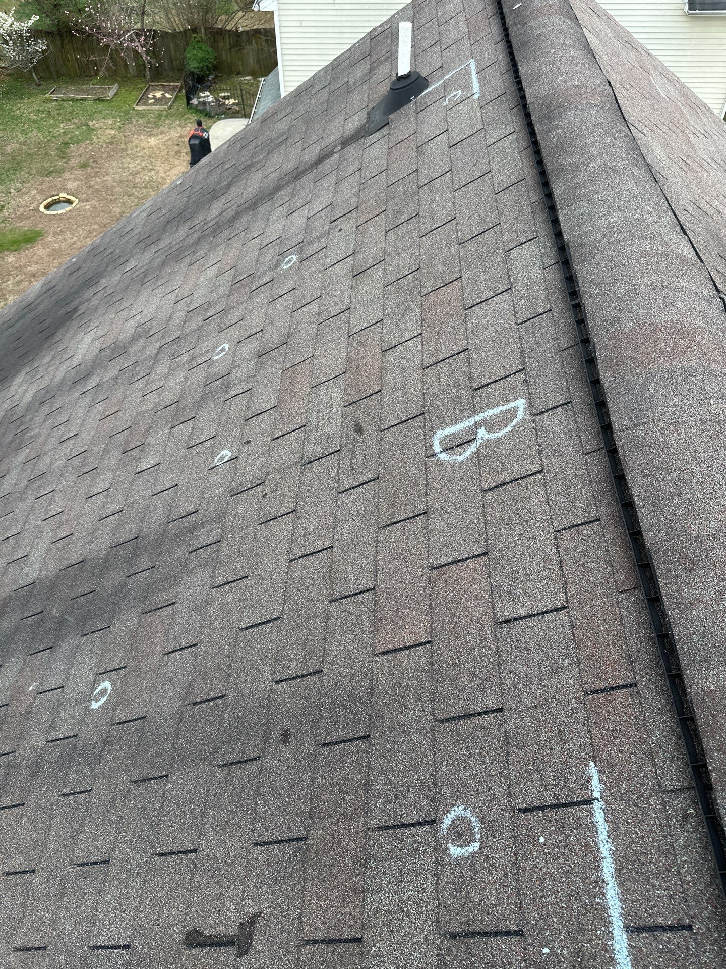 Roof and gutter replacement by hail damage by Just Brilliant Restoration JBR