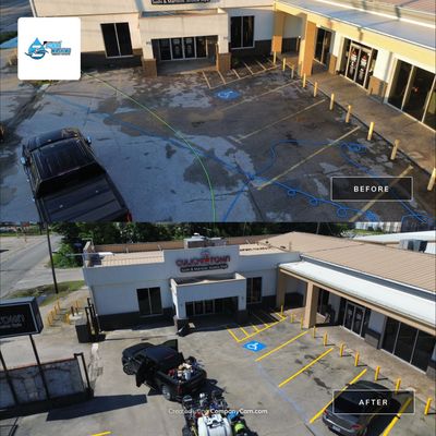 Culichi Town - Parking Lot Striping and Exterior Cleaning
