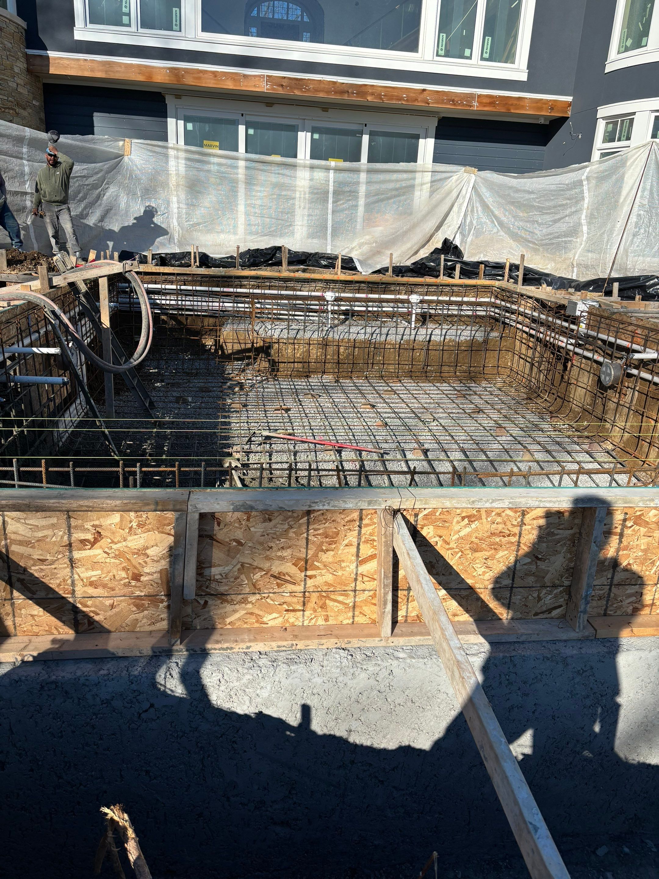 Construction Progress by North Shore Pool & Spa