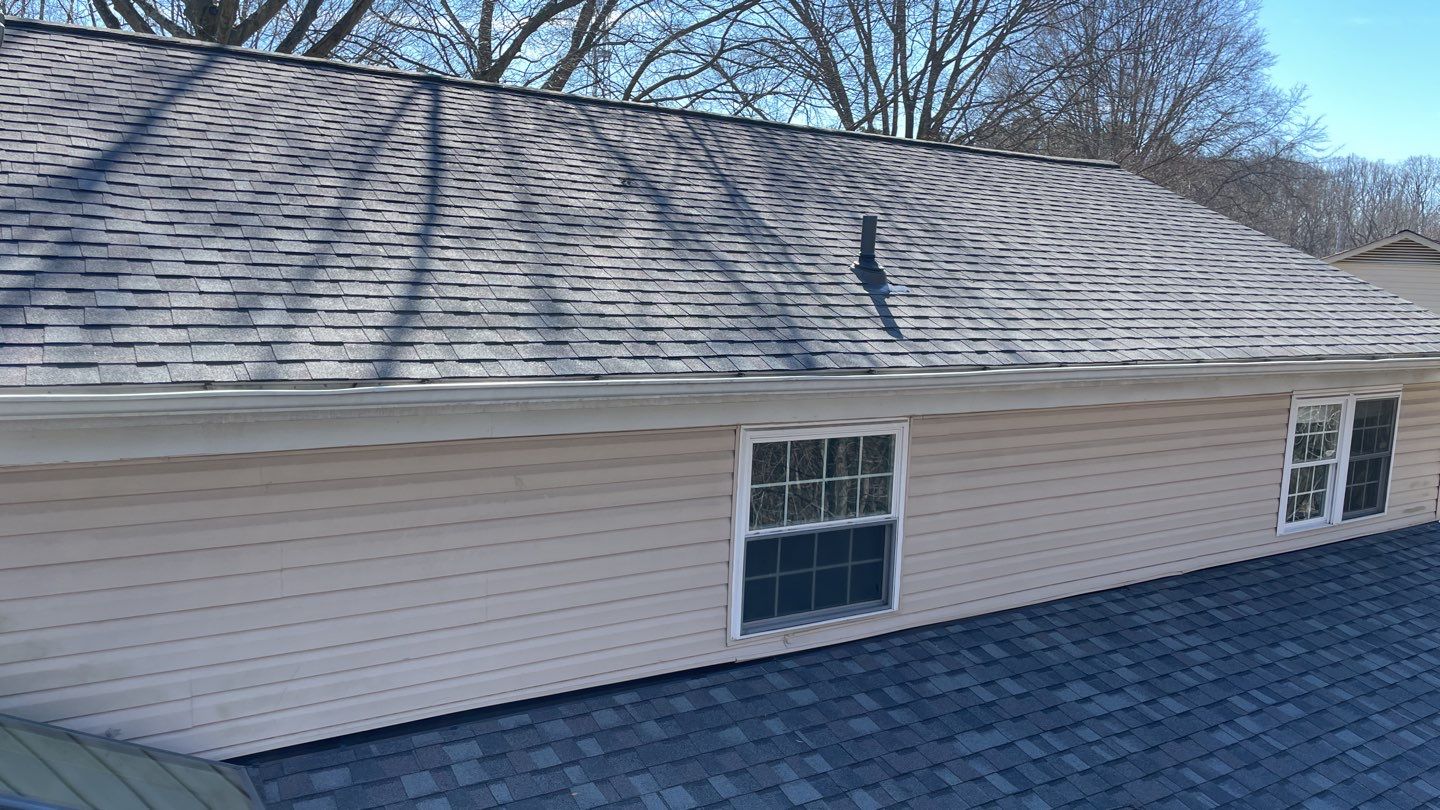 Burke Certainteed Landmark Pro MD Colonial Slate New Roof Installation by RM Banning, Inc.