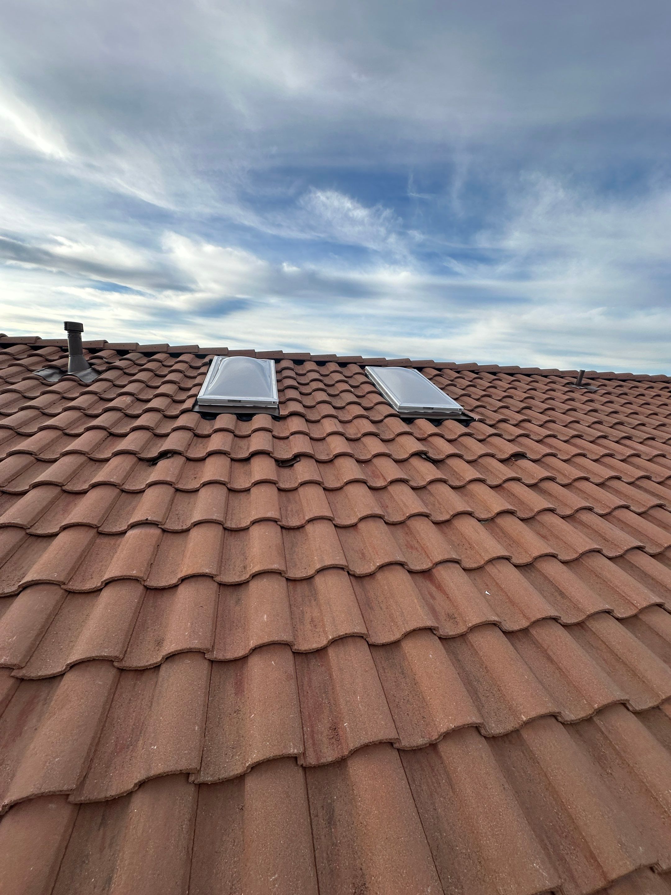 Terracotta Concrete Tiles by Reimagine Roofing