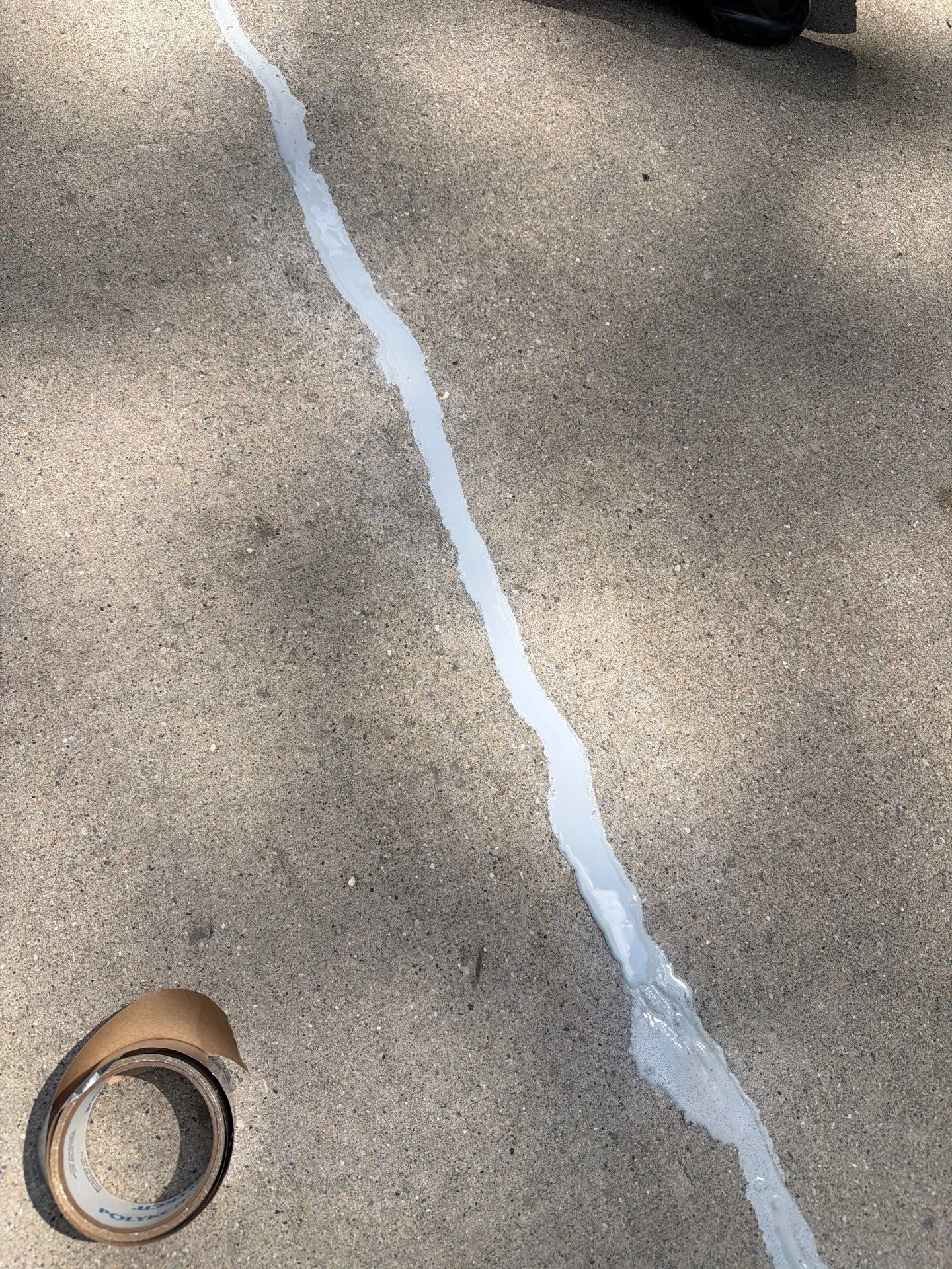 Garage Epoxy Flake Floor and Concrete Crack Repair in Twin Lake by Gordon Painting