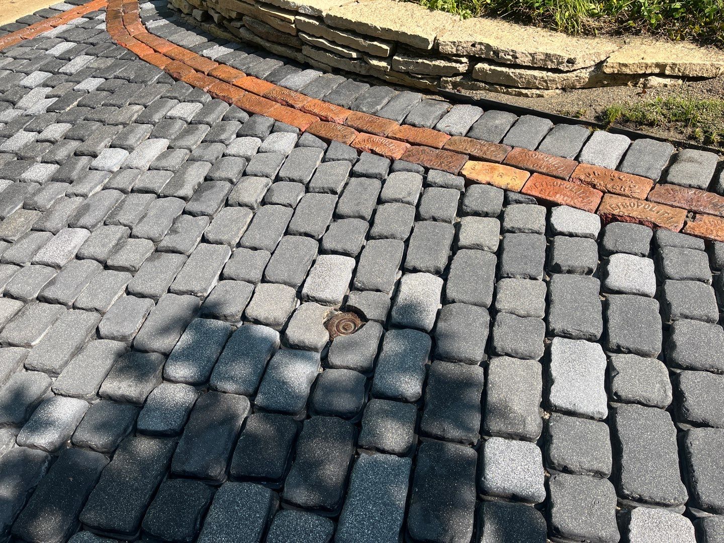 Glencoe, IL brick paver clean sand seal, repair, and reseal by Northern Power Washing LLC.