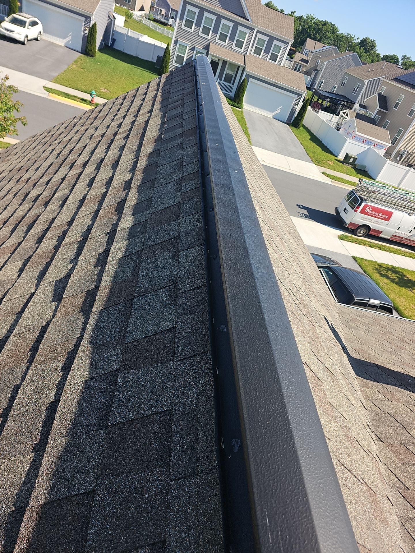 Roof Repair - Ridge Vent and Vent Flashing Boot Replacement by Winchester Roofing