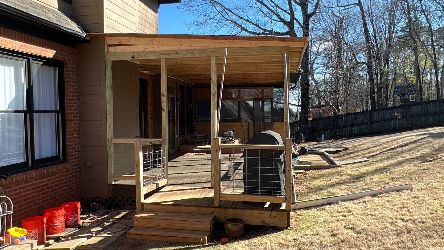 Lake Crest Circle - Roof and Deck Installation  by Pillar and Pine