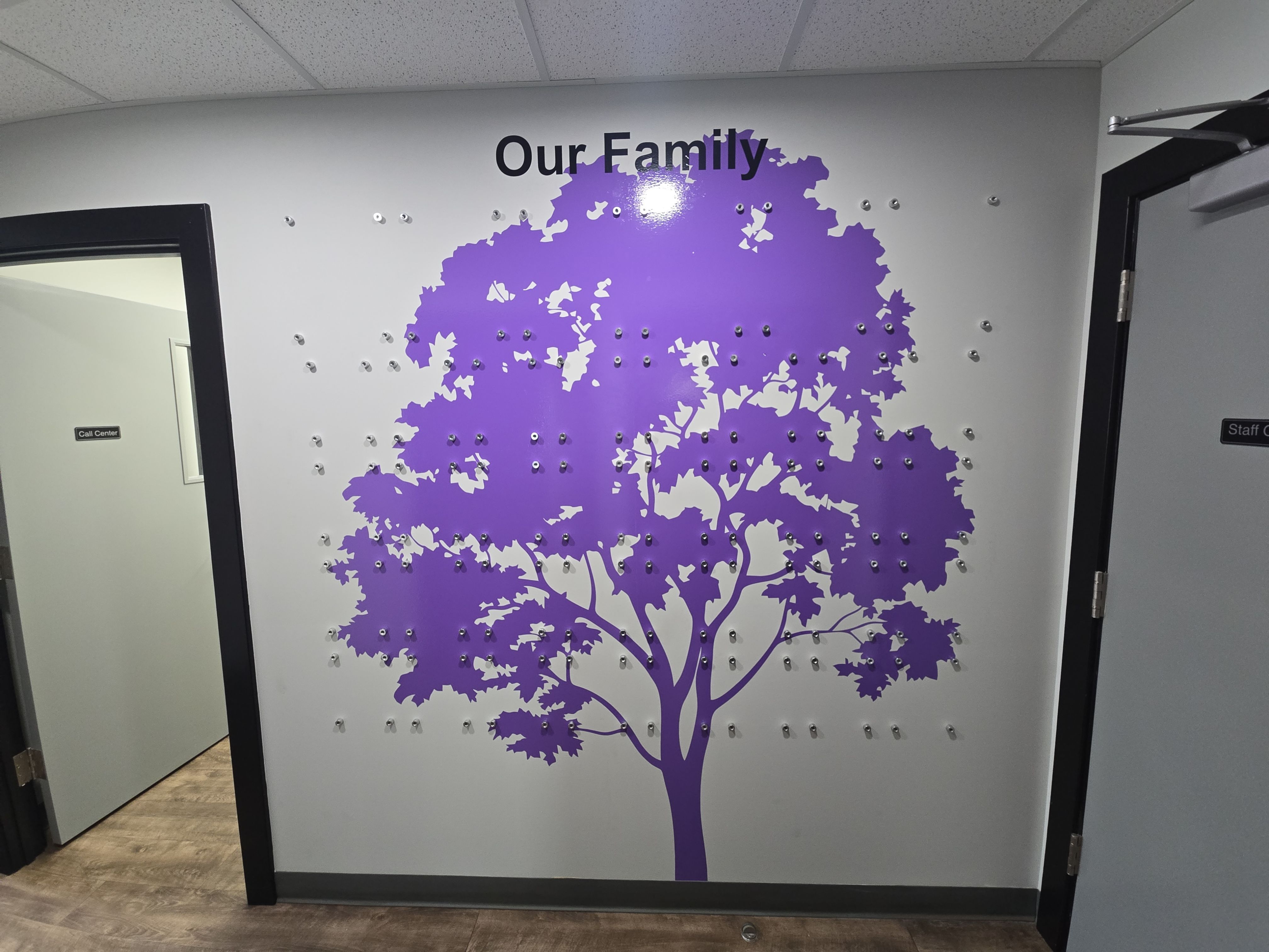 Custom Monument Signage and Interior Branding in Edwardsburg by Hayes Design co