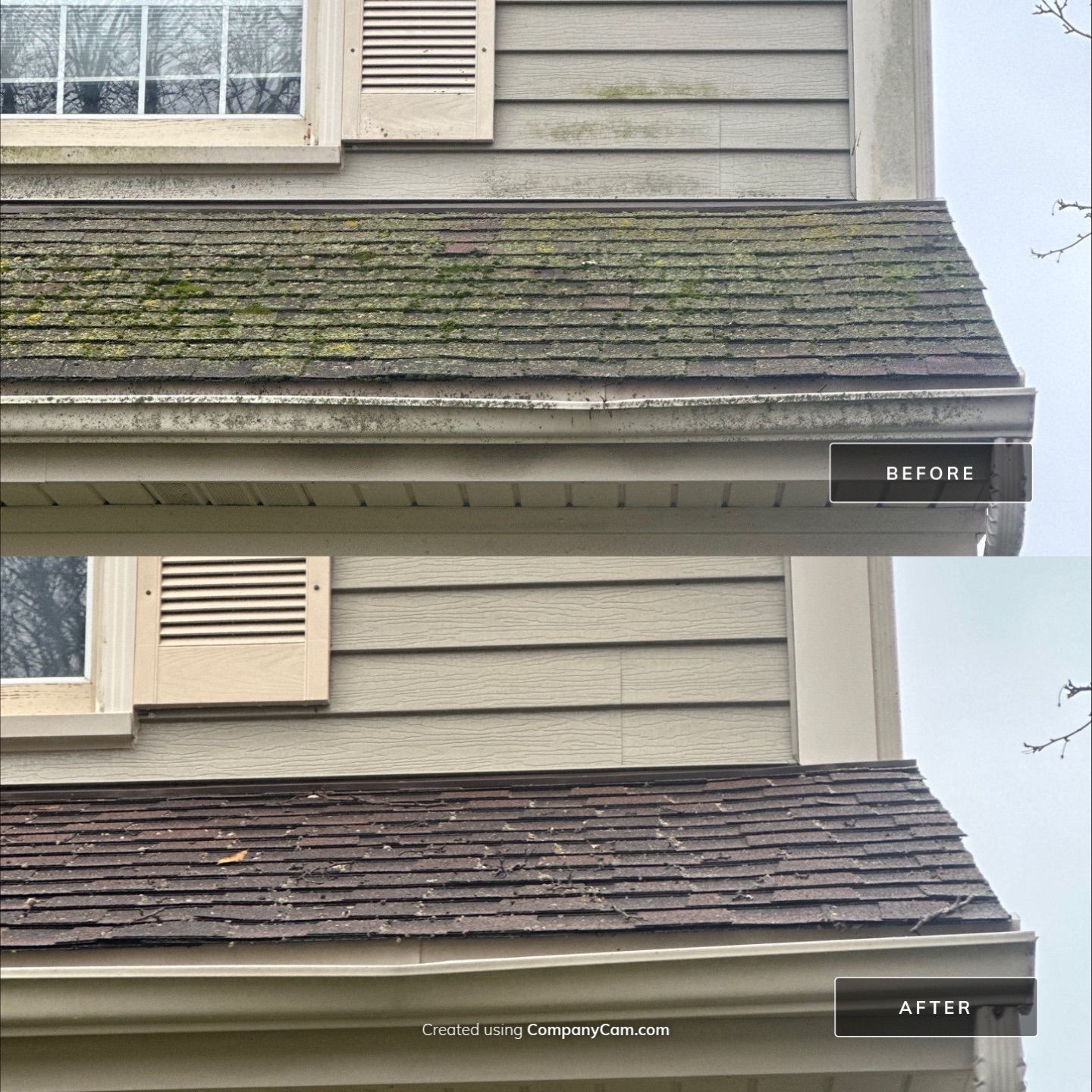 Project in Island Lake by Simmons Power & Soft Washing