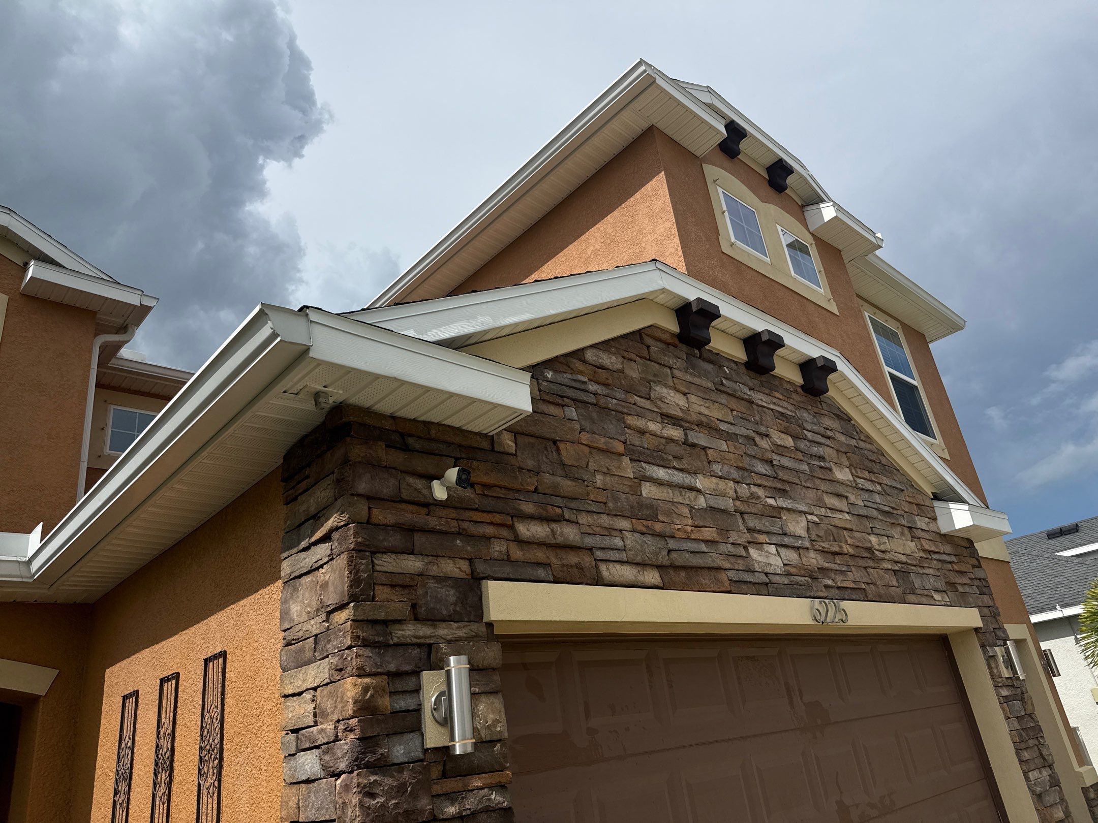 Full Exterior Cleaning – Two-Story House, Gutters, and Fence in Old Mill Preserve, Palmetto, FL by Sunshine AquaWash