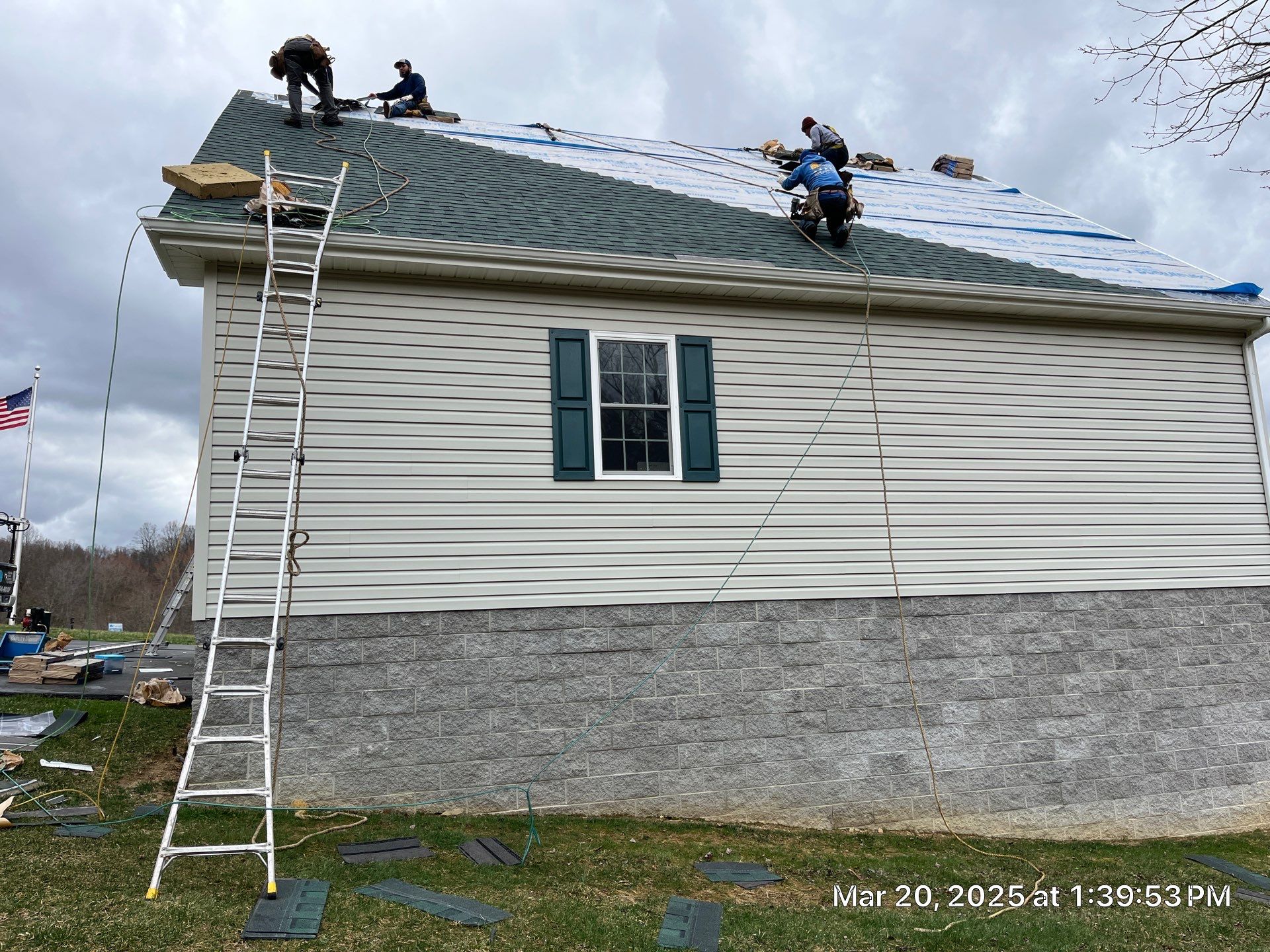 Residential Roofing Installation using Certainteed Landmark Pro Shingles by Fahey Roofing + Contracting