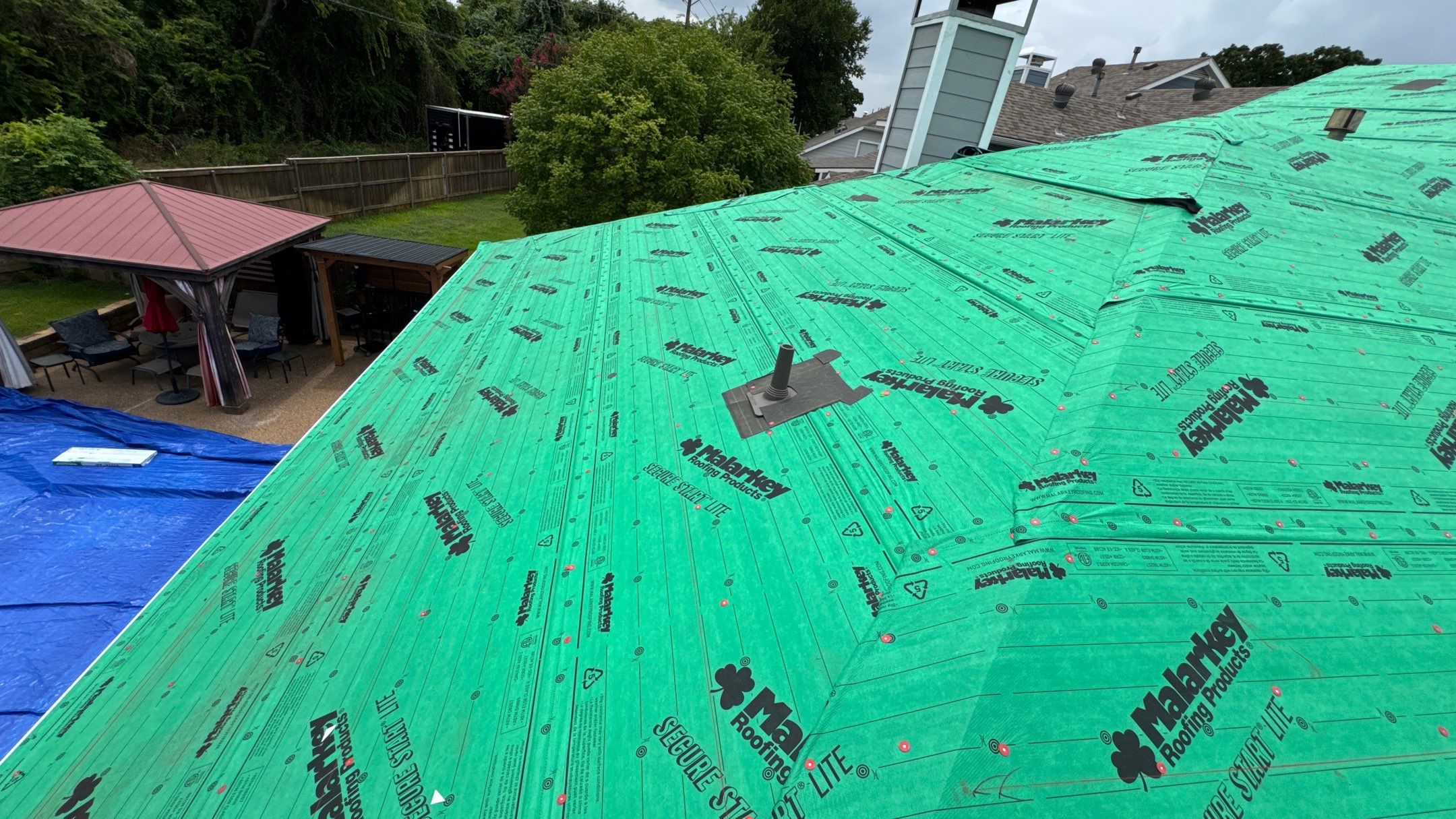 Residential Roofing Installation using Malarkey Secure Choice Roof System by Harvey Roofing & Construction