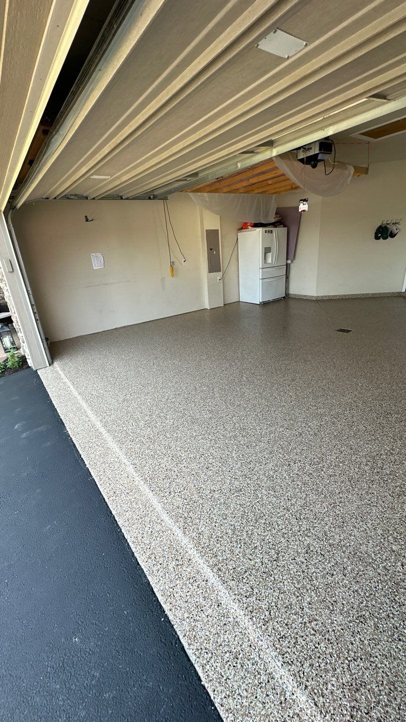 Porch + Walkway + Garage Project in Renfrew by Floors in a Day, Inc