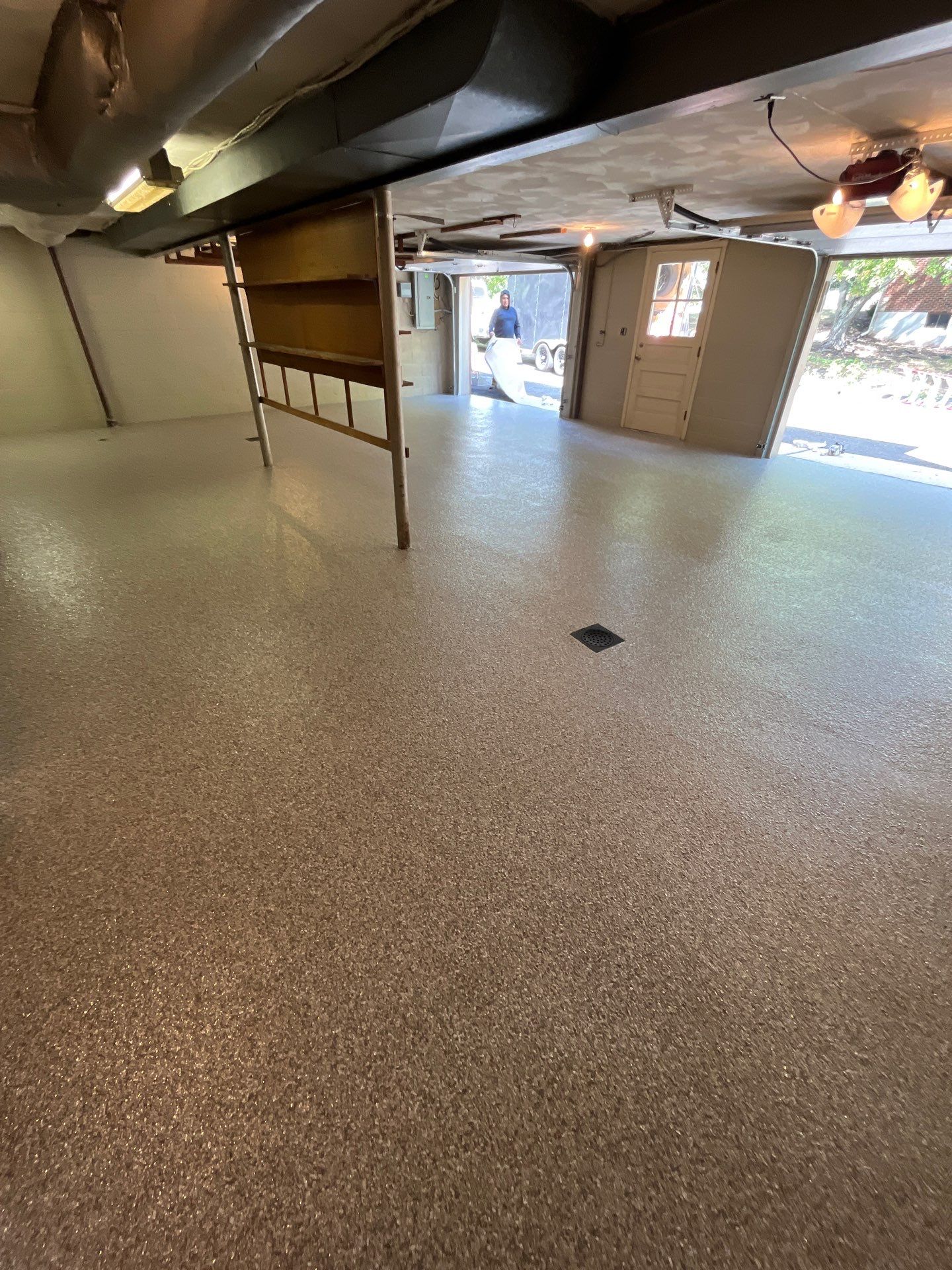 Creekbed Garage Project in pittsburgh by Floors in a Day, Inc