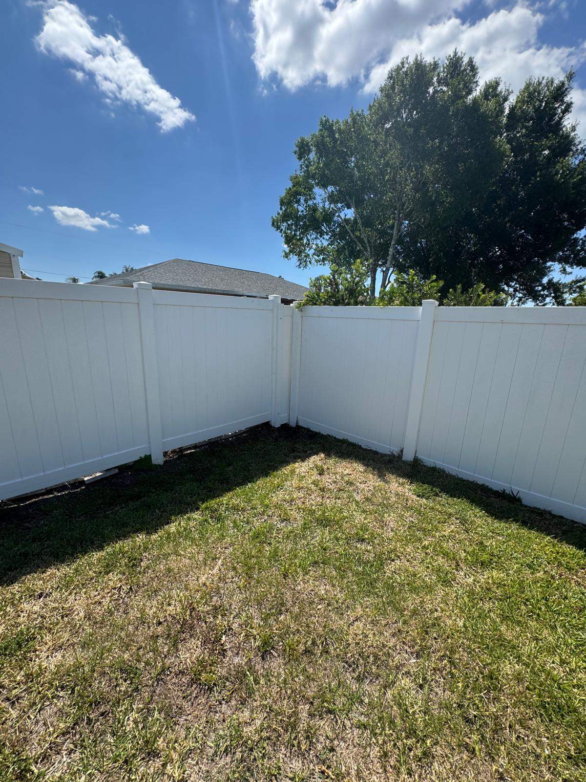 Vinyl Fence in North Port  by True Fence LLC