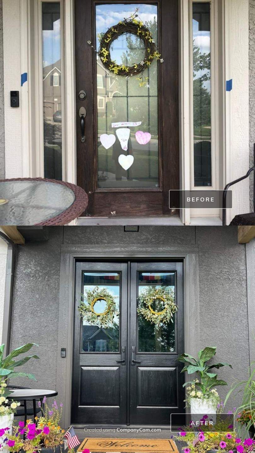 Better Views & Sound Control with Marvin Vivid + Front Door Transformation by WINDURA