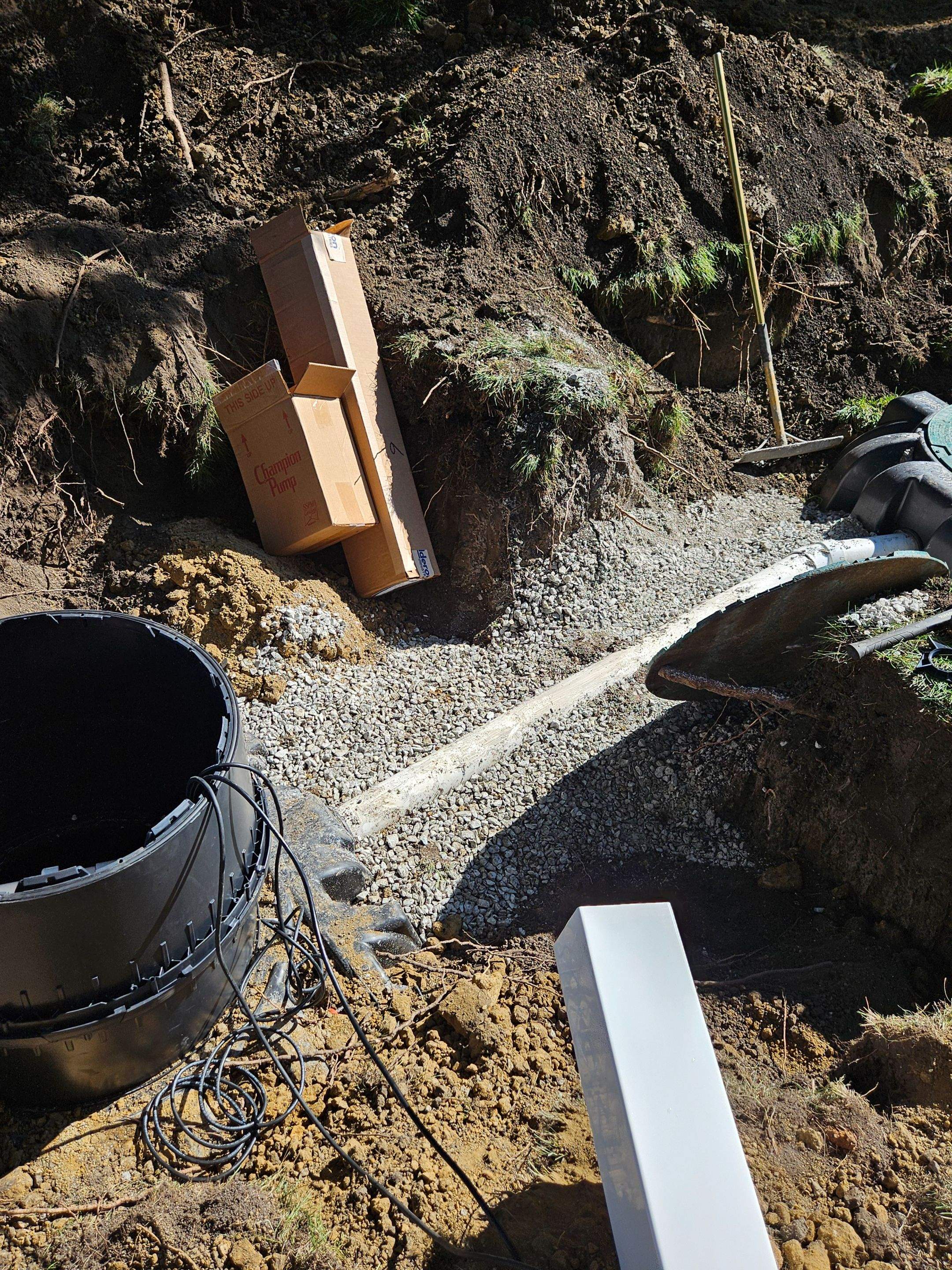 IM 1060 Plastic Septic Tank Replacement & AES Mound System by Allied Water Services
