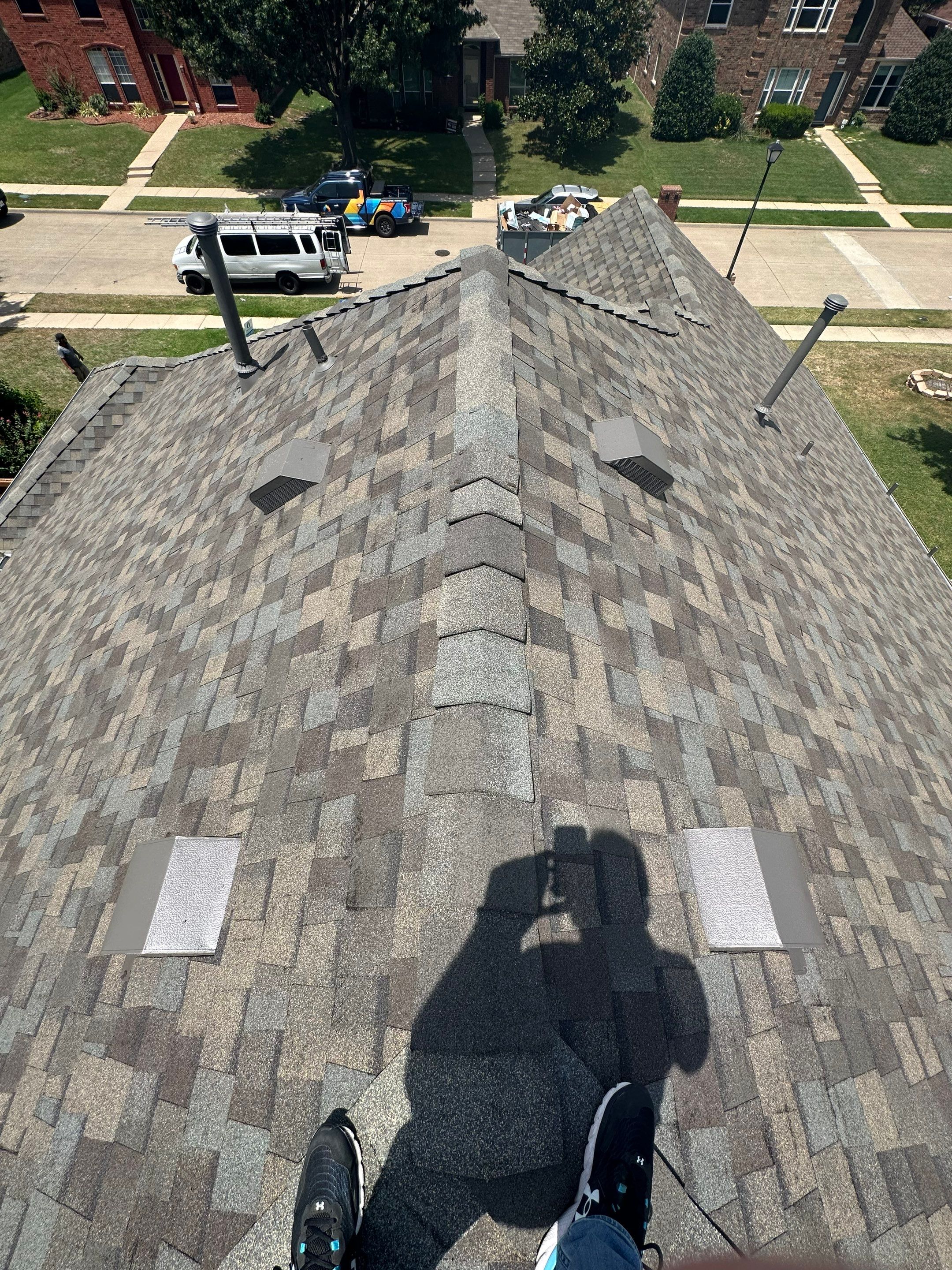 Residential Roofing Installation using CertainTeed Landmark MaxDef Weathered Wood by OneSource Roofing and Restoration