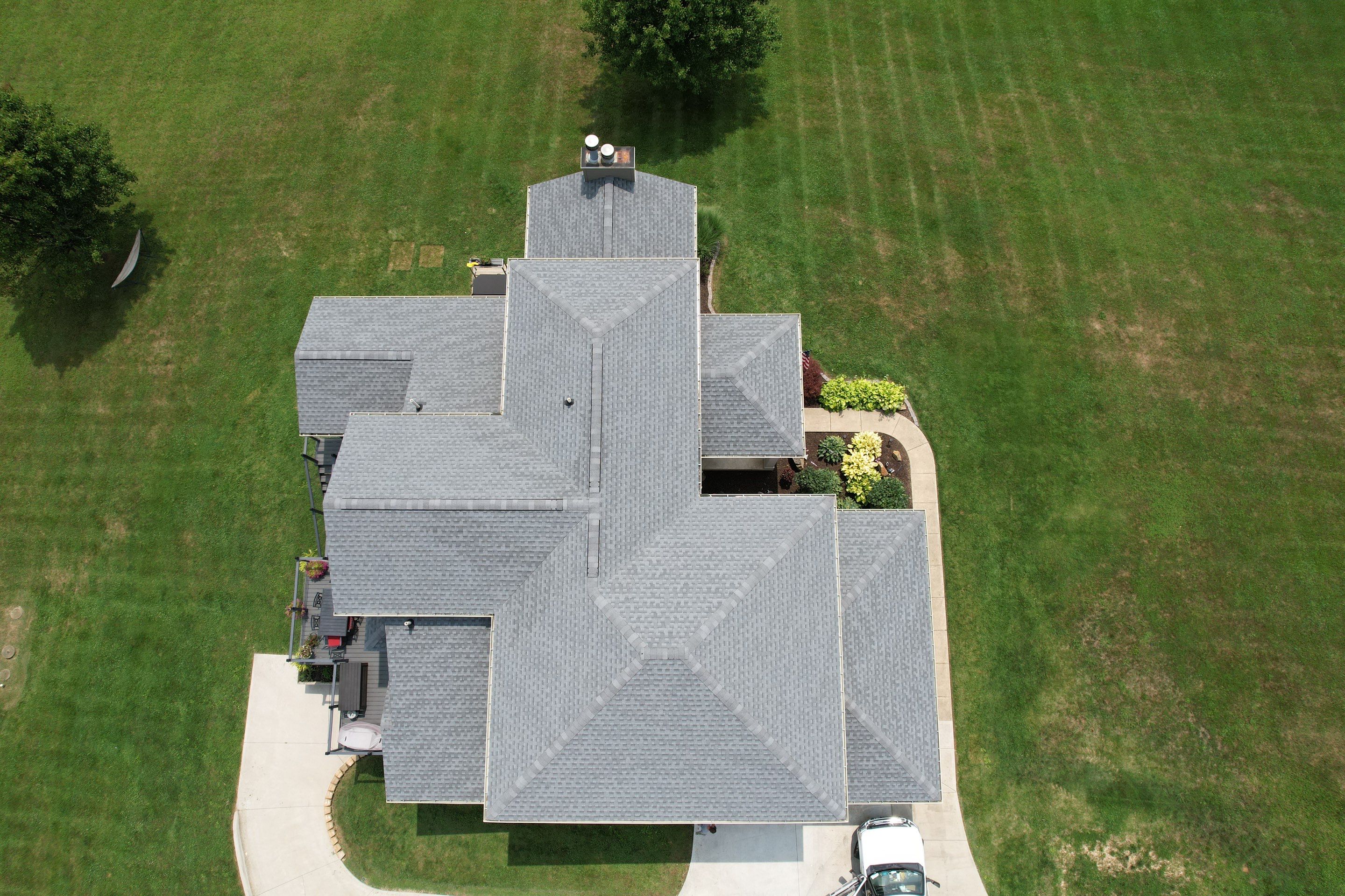 Residential Roofing Installation using GAF Timberline HDZ by Rainstoppers Roofing