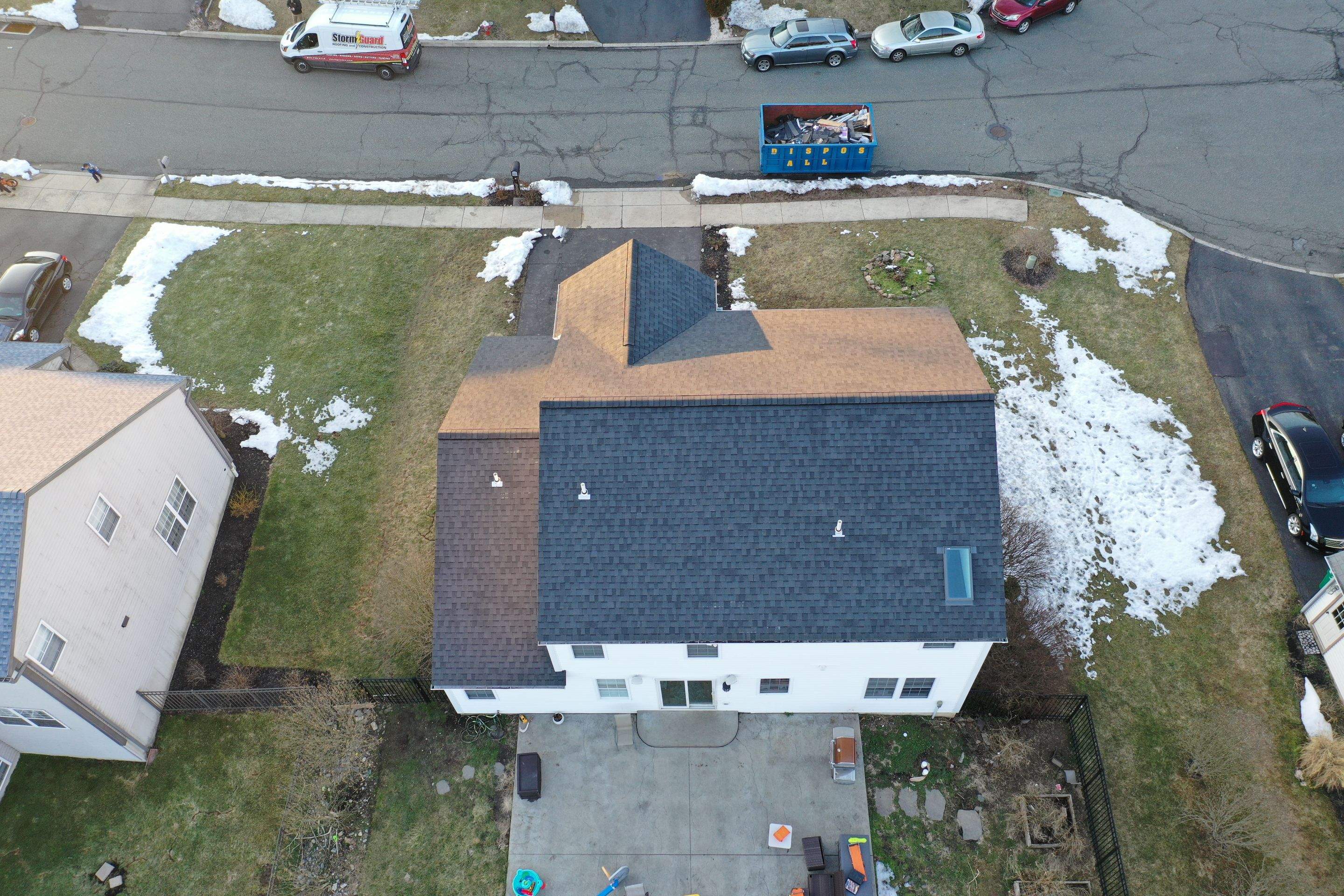Roofing Installation using CertainTeed Landmark - Moire Black by Storm Guard of Ches-Mont PA