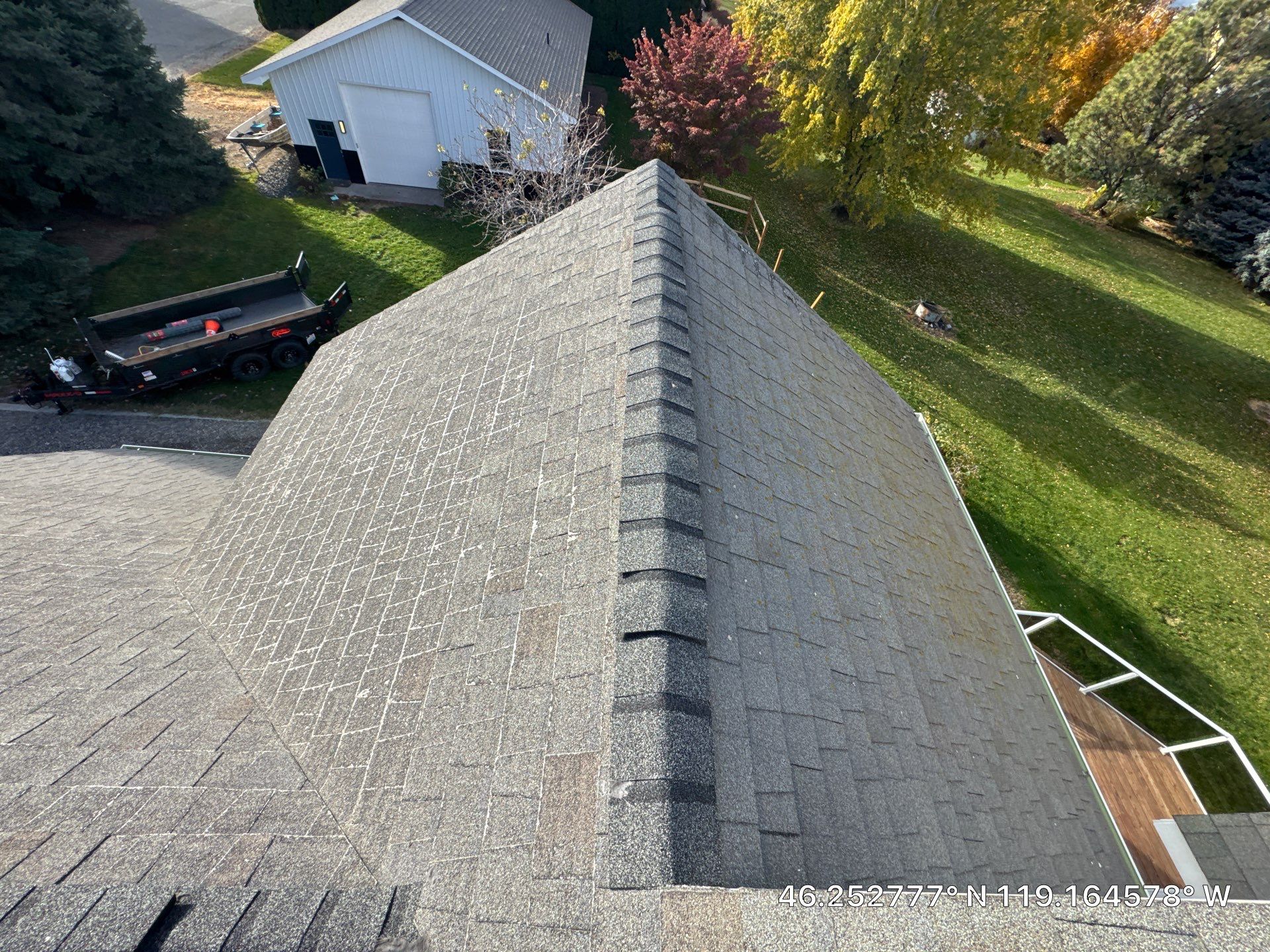 Residential Roofing Installation and Detached Garage Roof Replacement in Pasco by Alpine Roofing