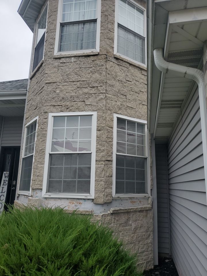 Stone siding by Kraz Construction