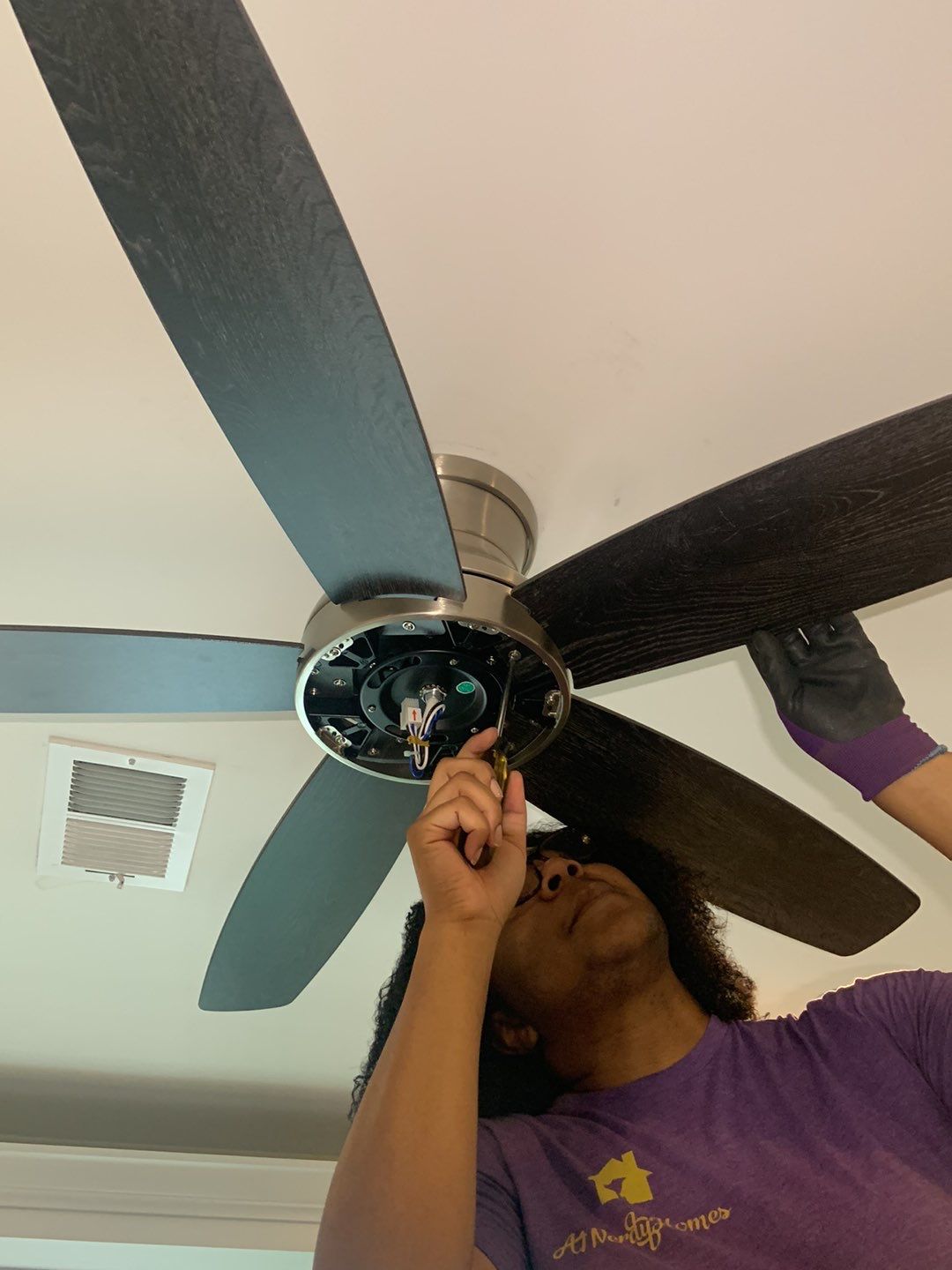 Appliance Installation using Ceiling Fan by A1 NERDY HOMES LLC