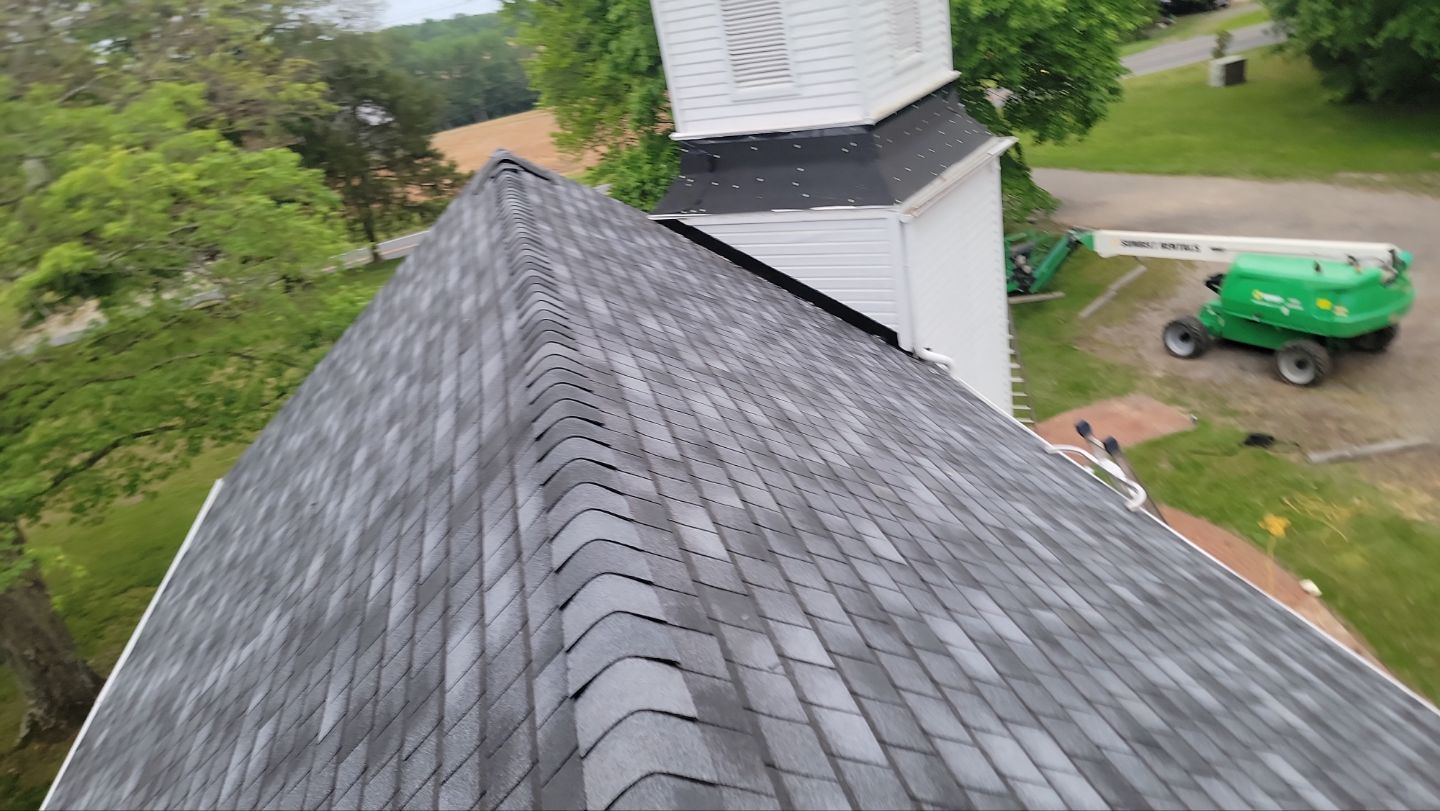 Church Roof Installation using GAF Slateline by ExteriorPros