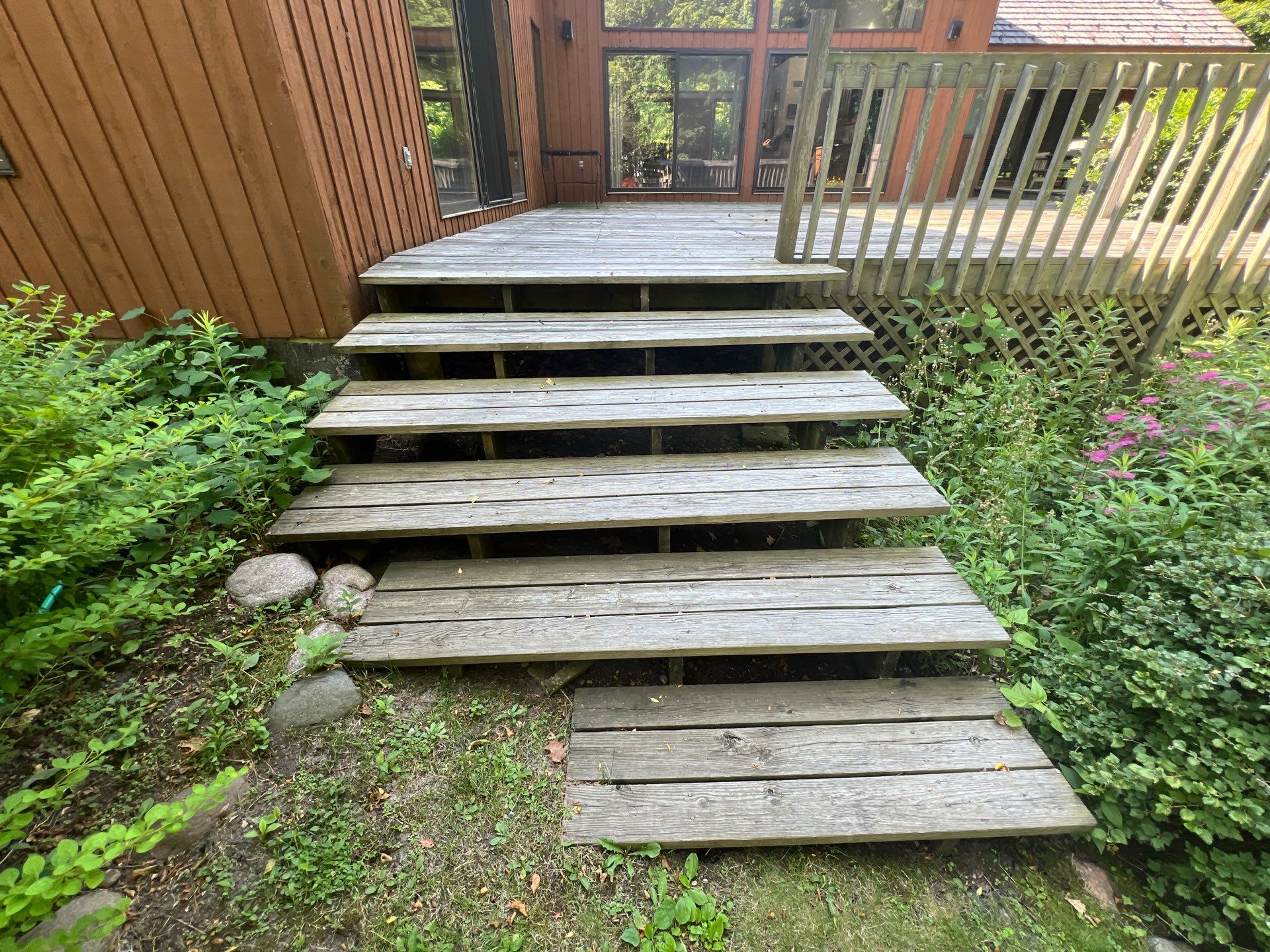 Deck, Patio, and Tennis Court Cleaning by Northern Power Washing LLC.