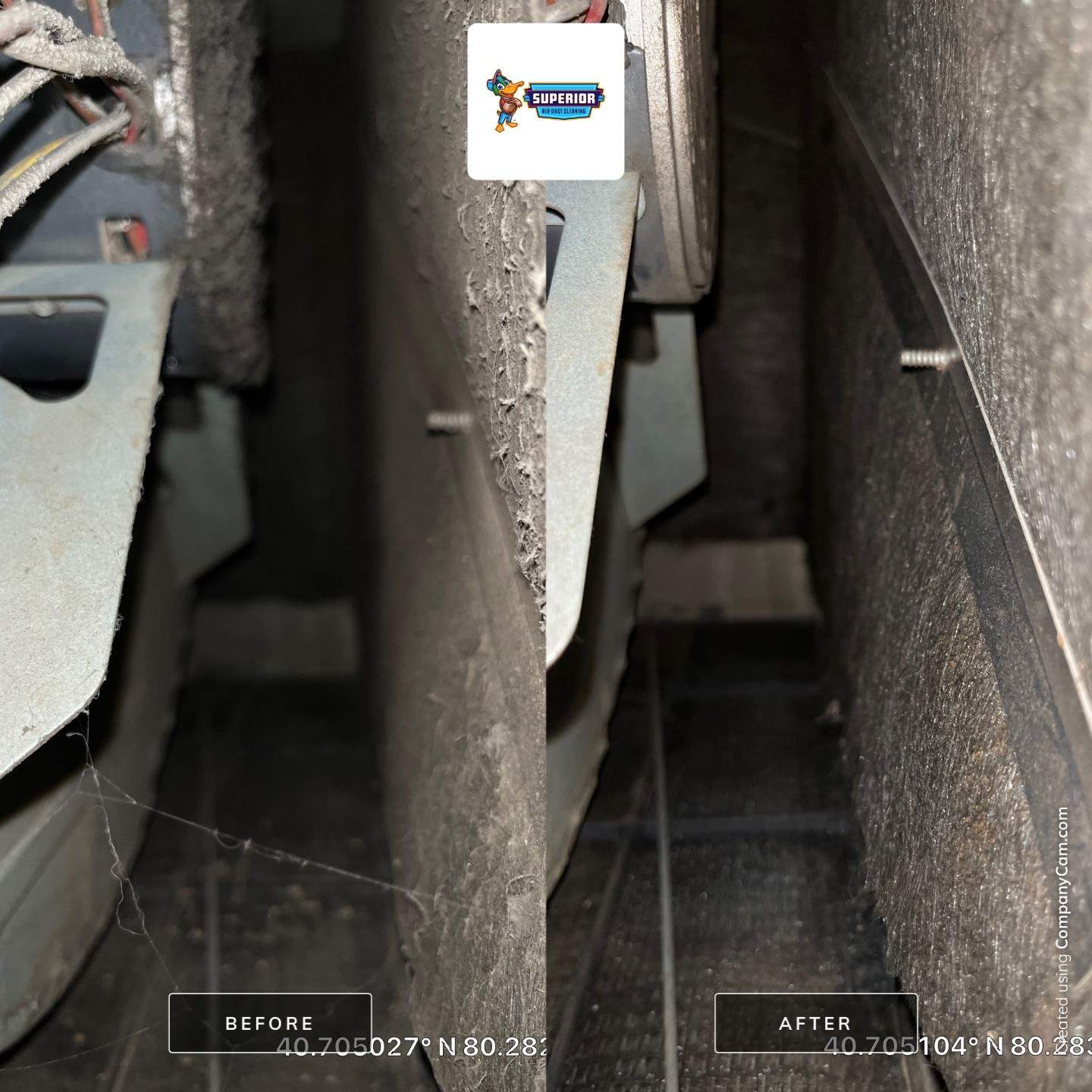 Air Duct Cleaning With a Vacuum Truck in Rochester, PA by Superior Air Duct Cleaning