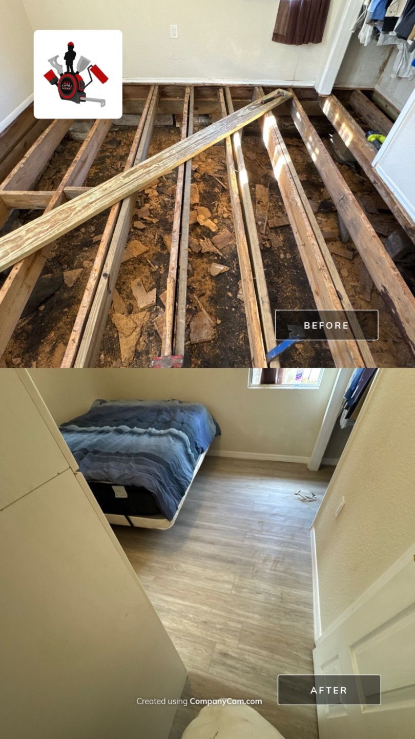 Subfloor Repairs & Flooring Installation by Axtra Hand