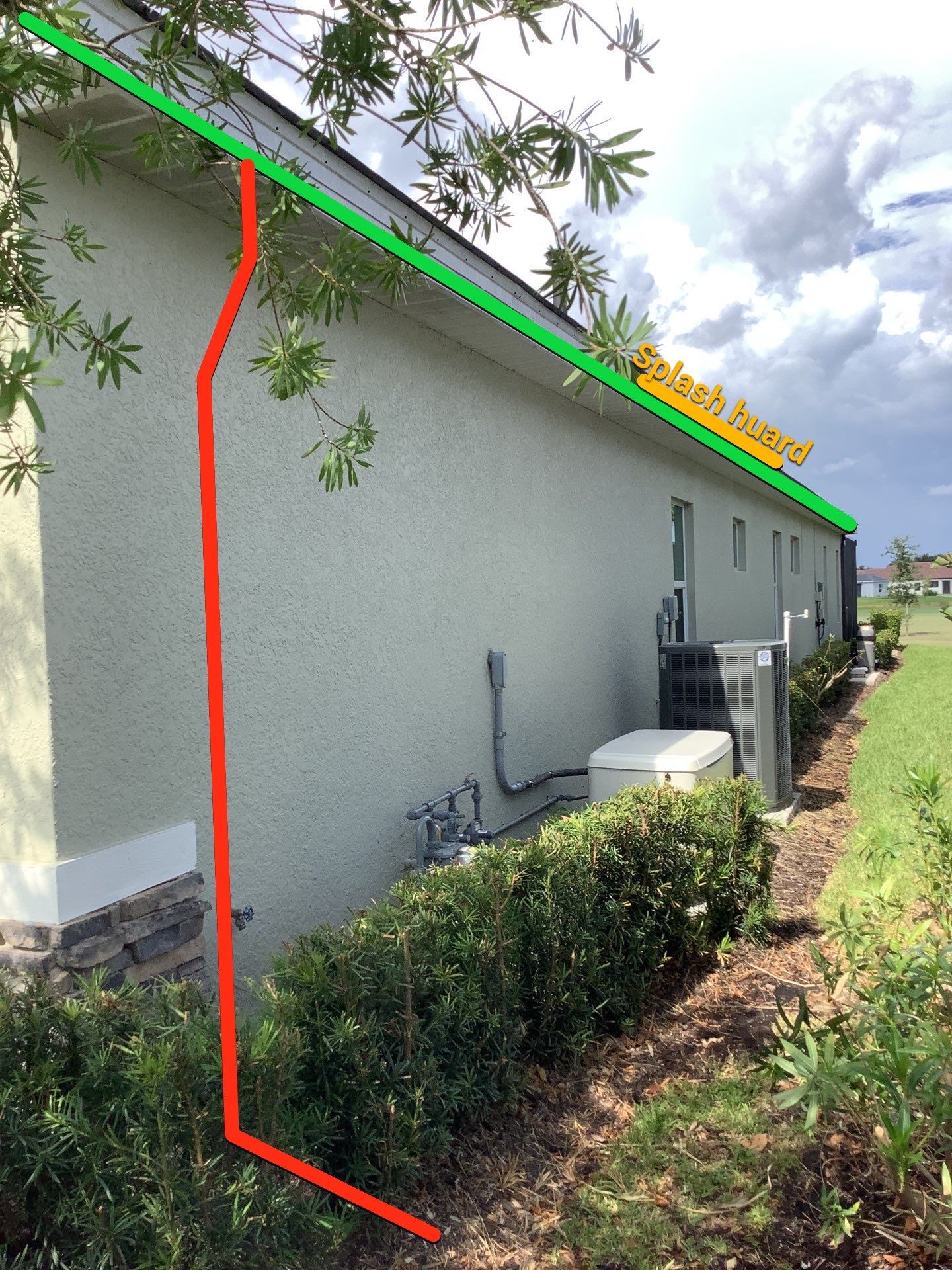 Splash Guard Gutters for Heavy Rain Areas in Fort Myers FL by Gutter Professors