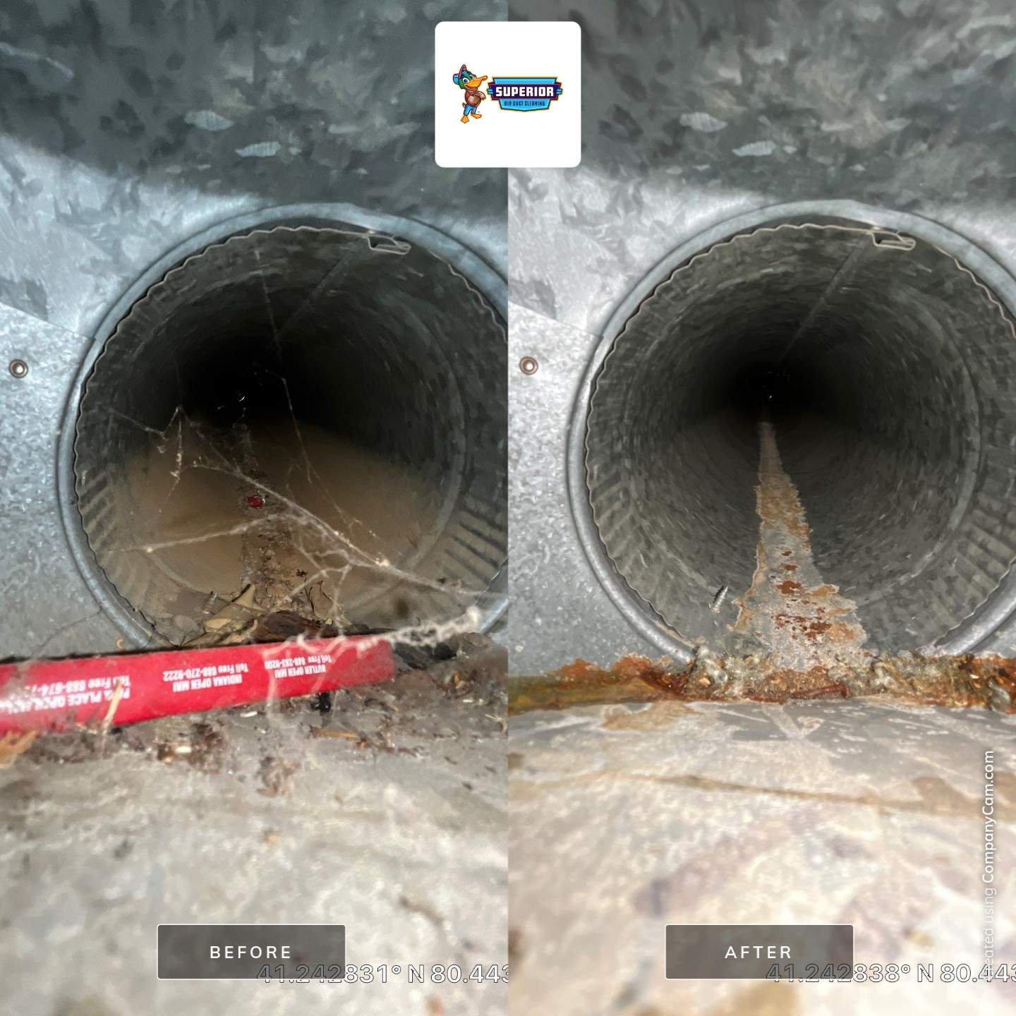 Air Duct Cleaning With a Vacuum Truck in Hermitage, PA by Superior Air Duct Cleaning