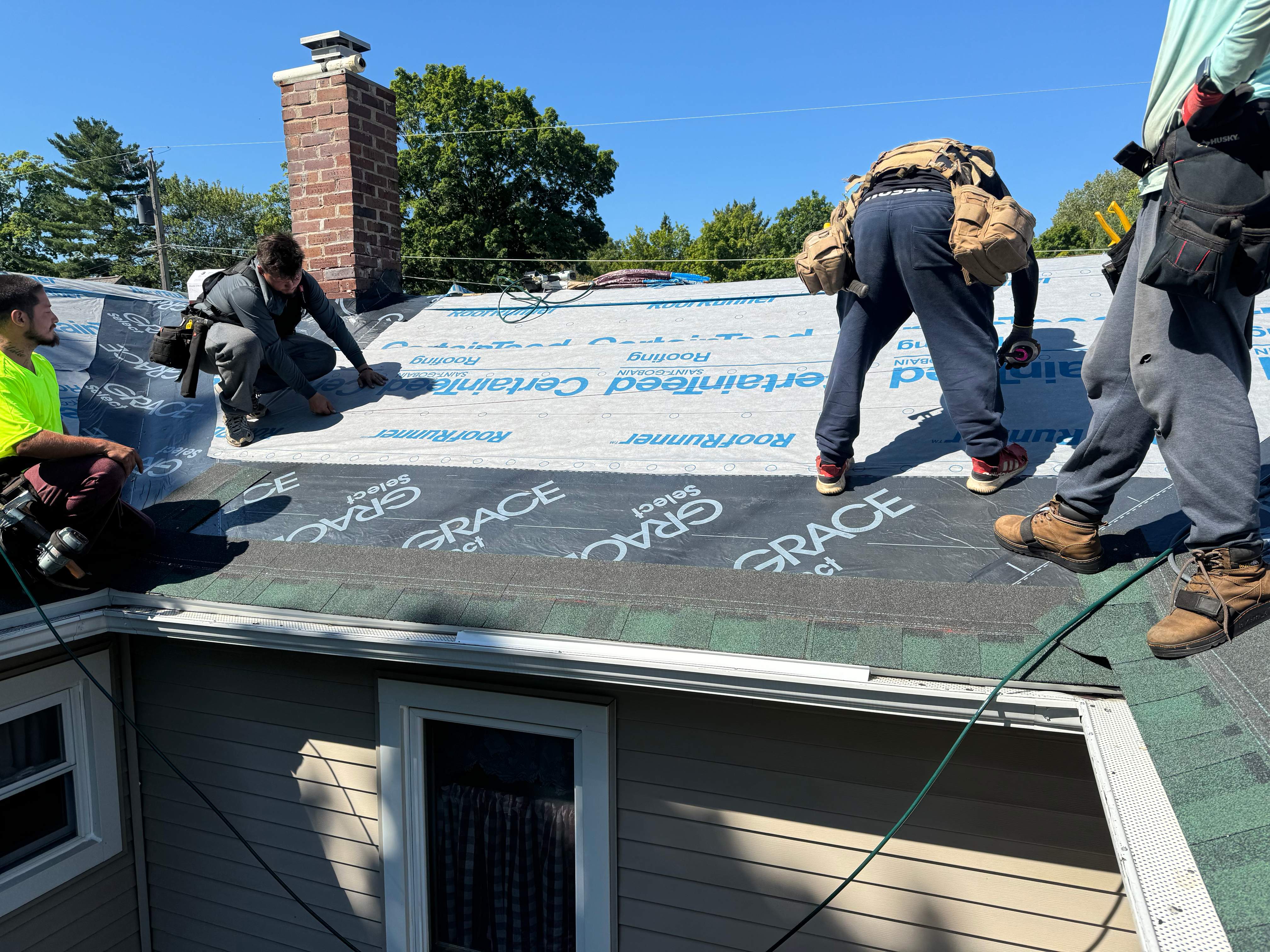 Roof Replacement using Certainteed by GRACCO