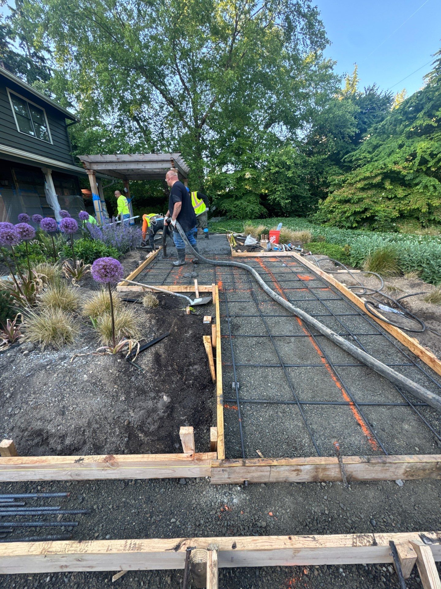 Concrete Driveway Makeover | Edmonds  by Jireh Asphalt & Concrete Inc 
