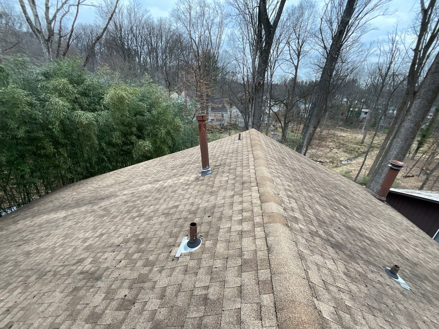 Install new life time vent collars and roof repair  by Alpha Design Services