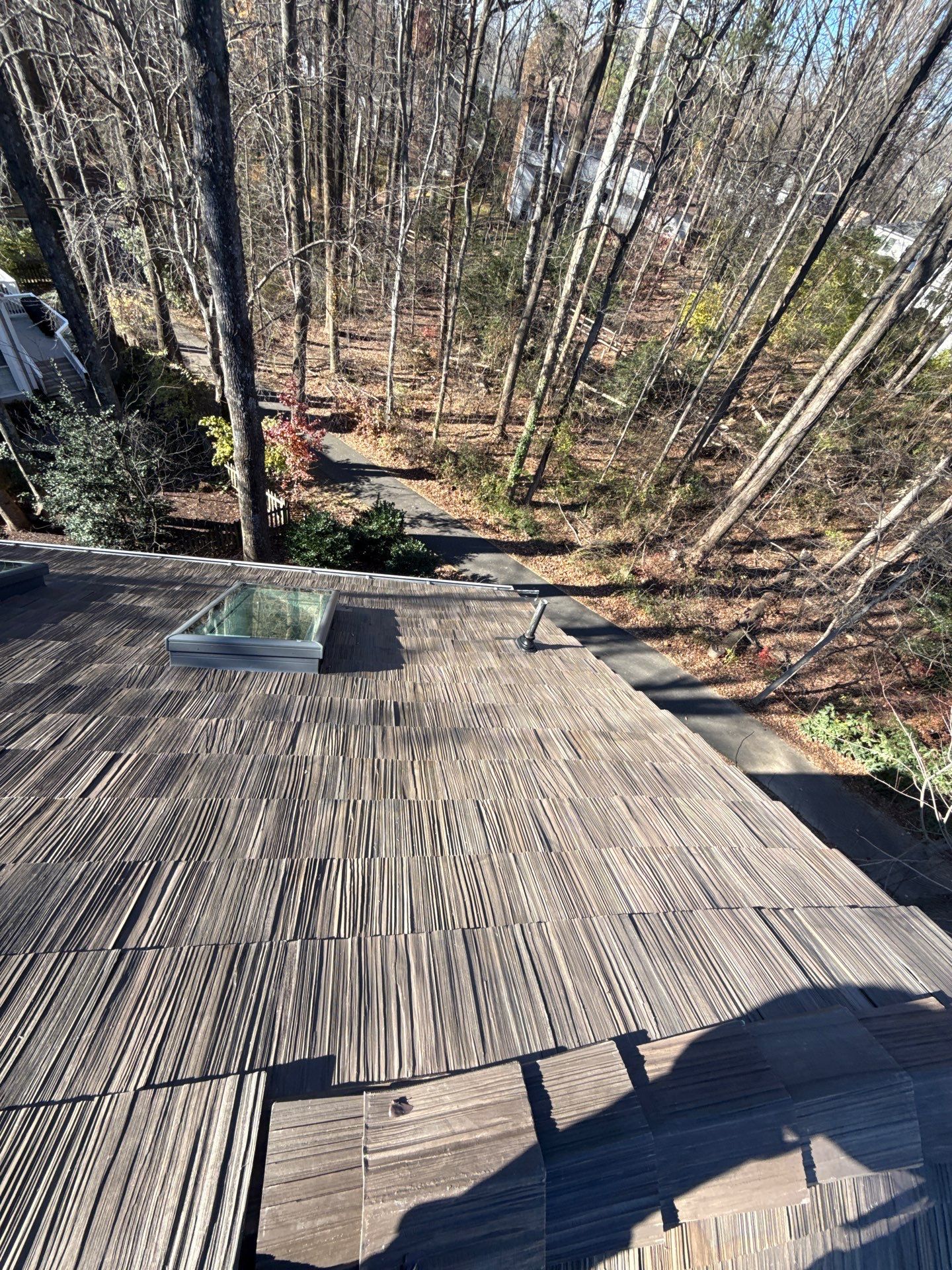 Reston :  Residential Roof Replacement with Brava Synthetic Cedar Shake Class C Natural  by RM Banning, Inc.