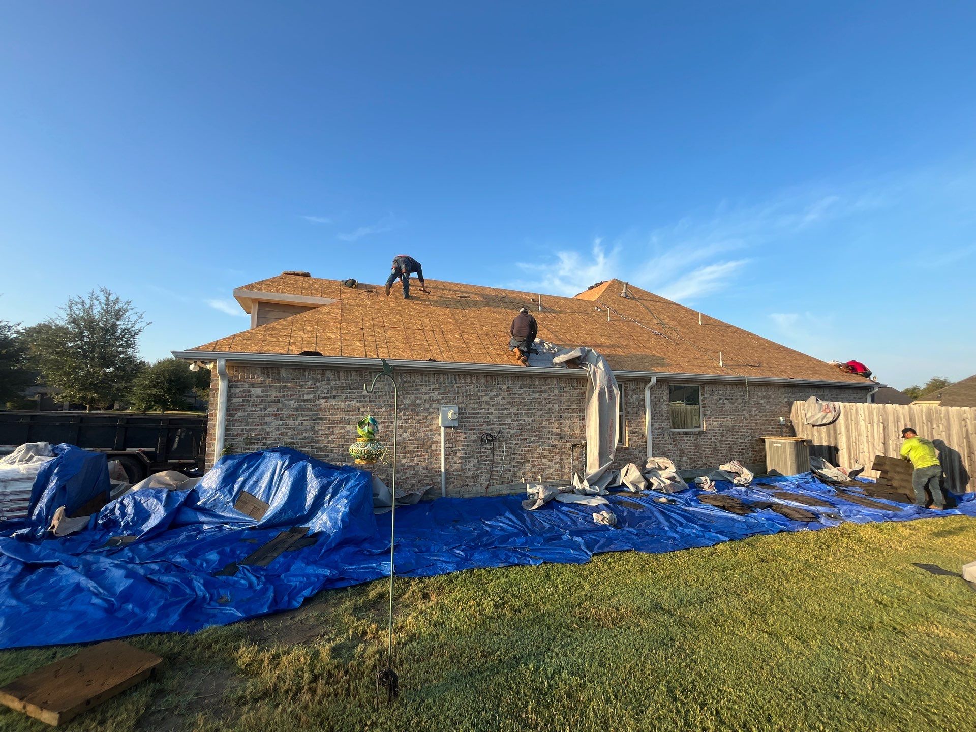 Residential Roof Replacement using GAF - NATURAL SHADOW - WEATHERED WOOD by Elite Roofing LLC