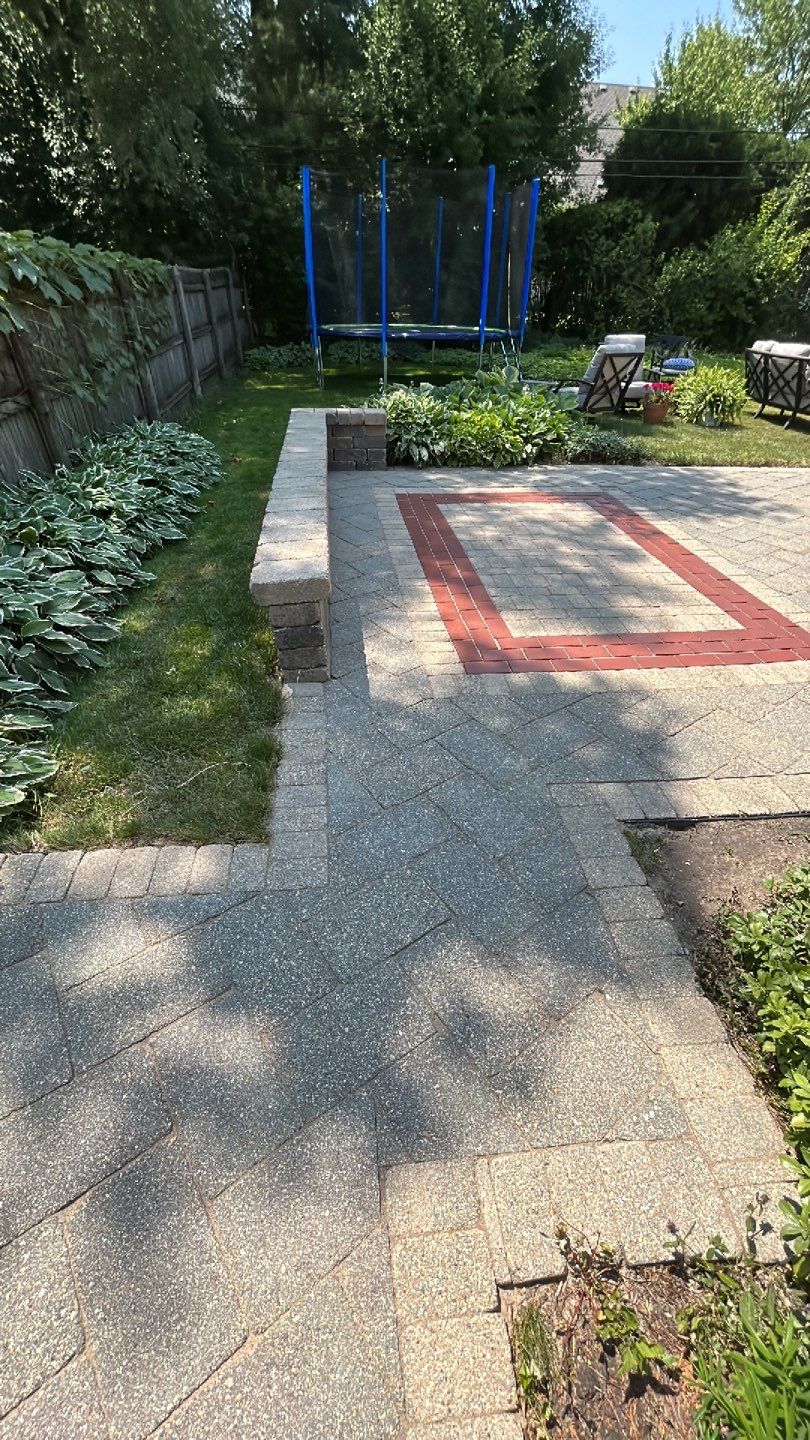 Brick paver clean, sand and seal.  using Surebond SB-1300 by Northern Power Washing LLC.