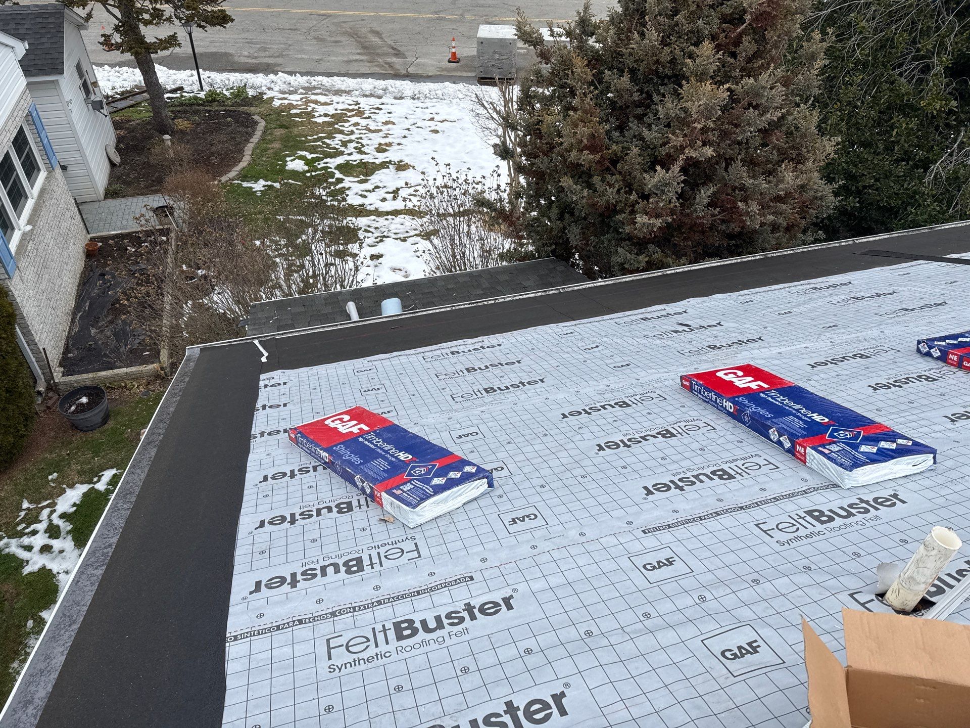 Residential Roofing Installation using GAF Timberline HDZ by Matter Construction, LLC