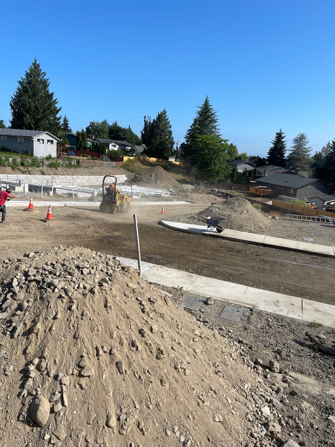 Asphalt Road Repair in Neighborhood  by Jireh Asphalt & Concrete Inc 