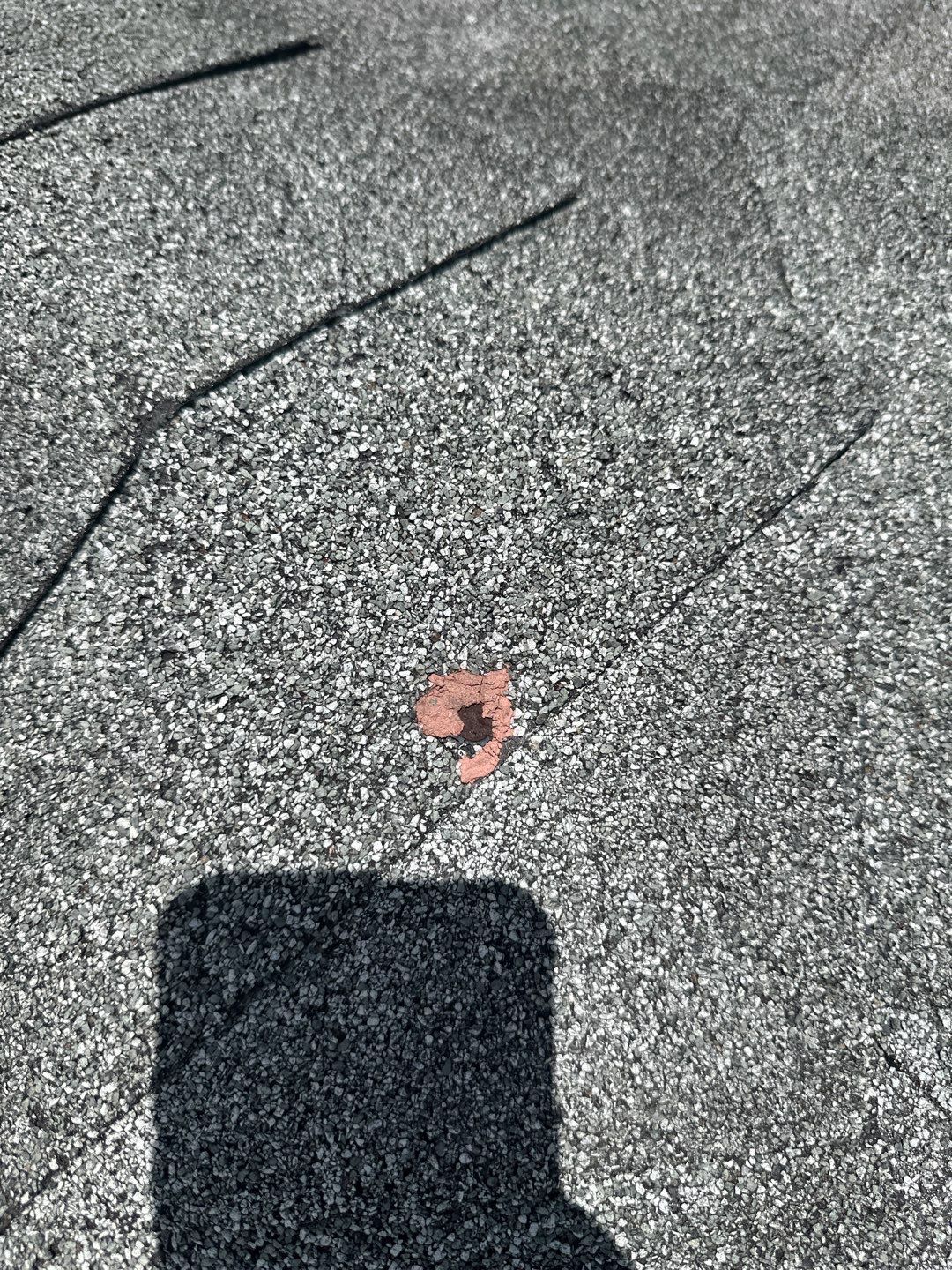 Hail Damage using Owen's Corning Duration (Lifetime) Shingles by Roof Repair Company