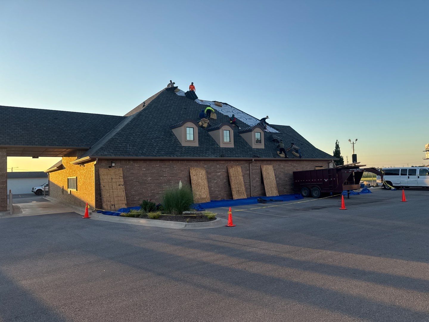 Bank Reroof by Castillo Roofing