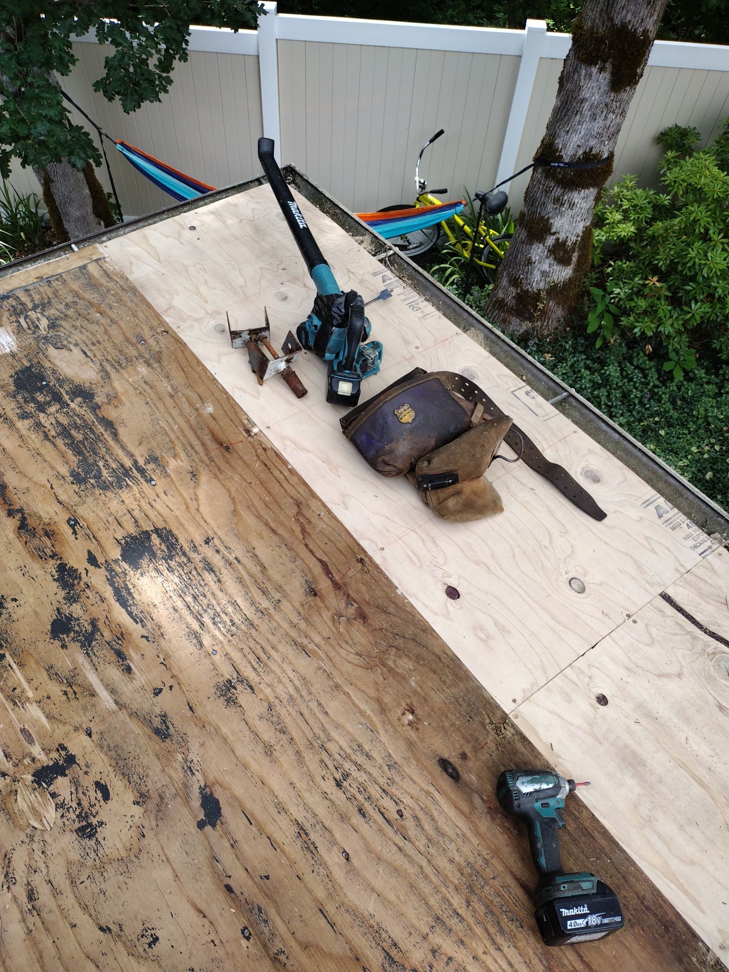 Residential Deck Replacement  using Certainteed Flintlastic SA Cap by Orezona Building & Roofing Company, Inc.