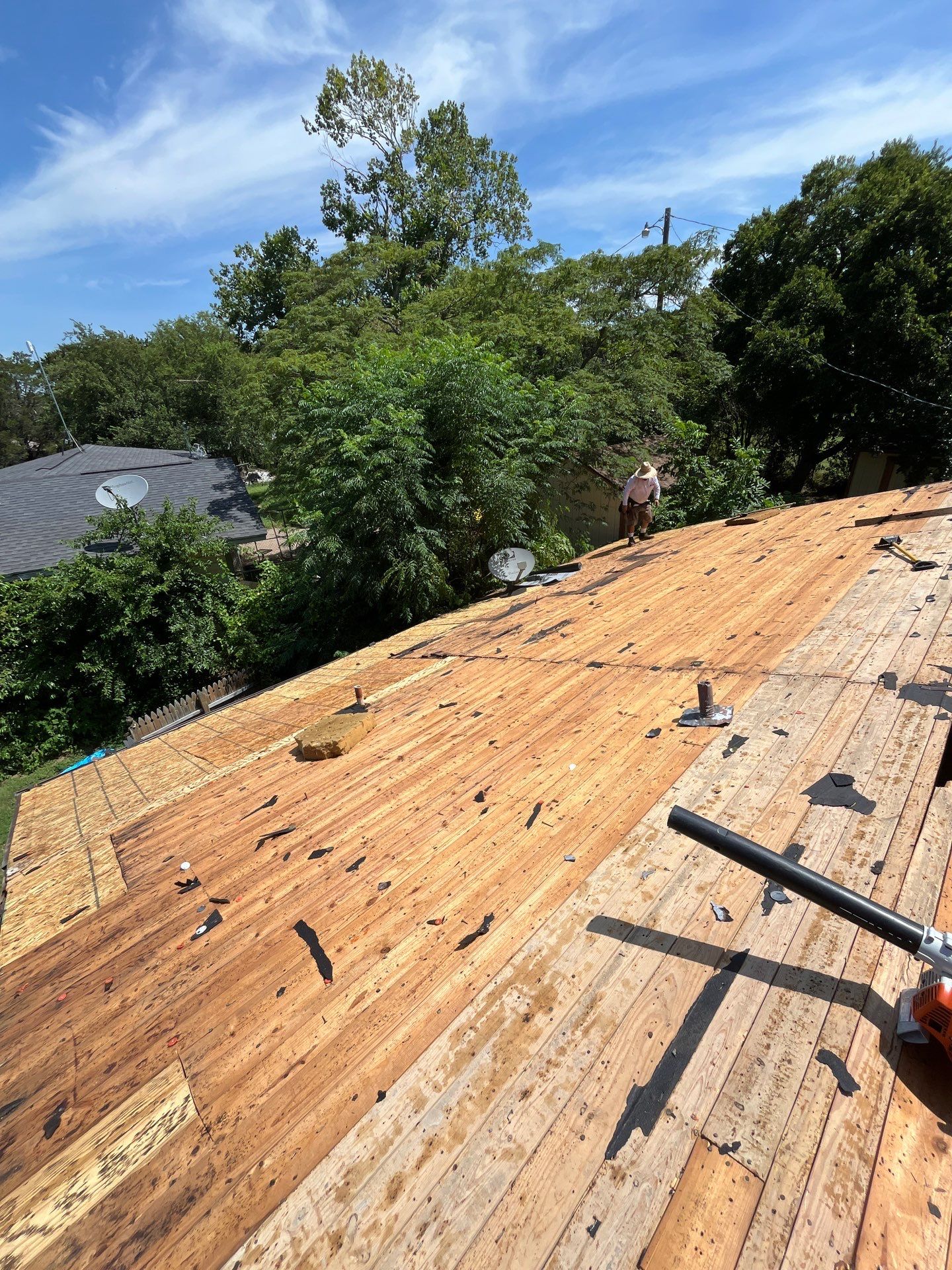 Reroof after a Storm OC Oakridge  by Berry Good Roofing 