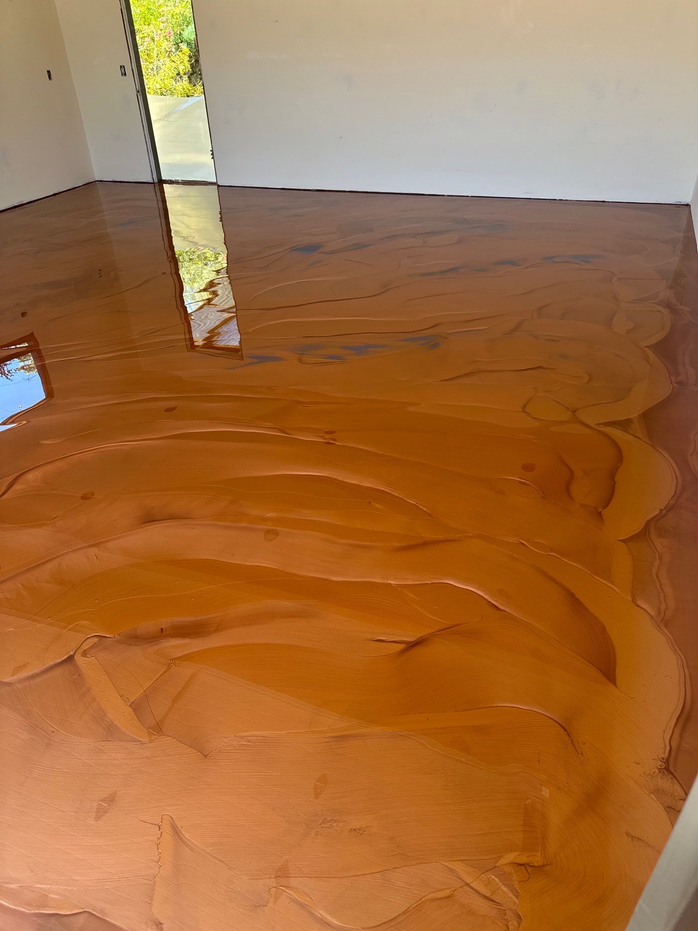 Custom Metallic Epoxy Garage Floor Coating in Morro Bay by MGP Coatings