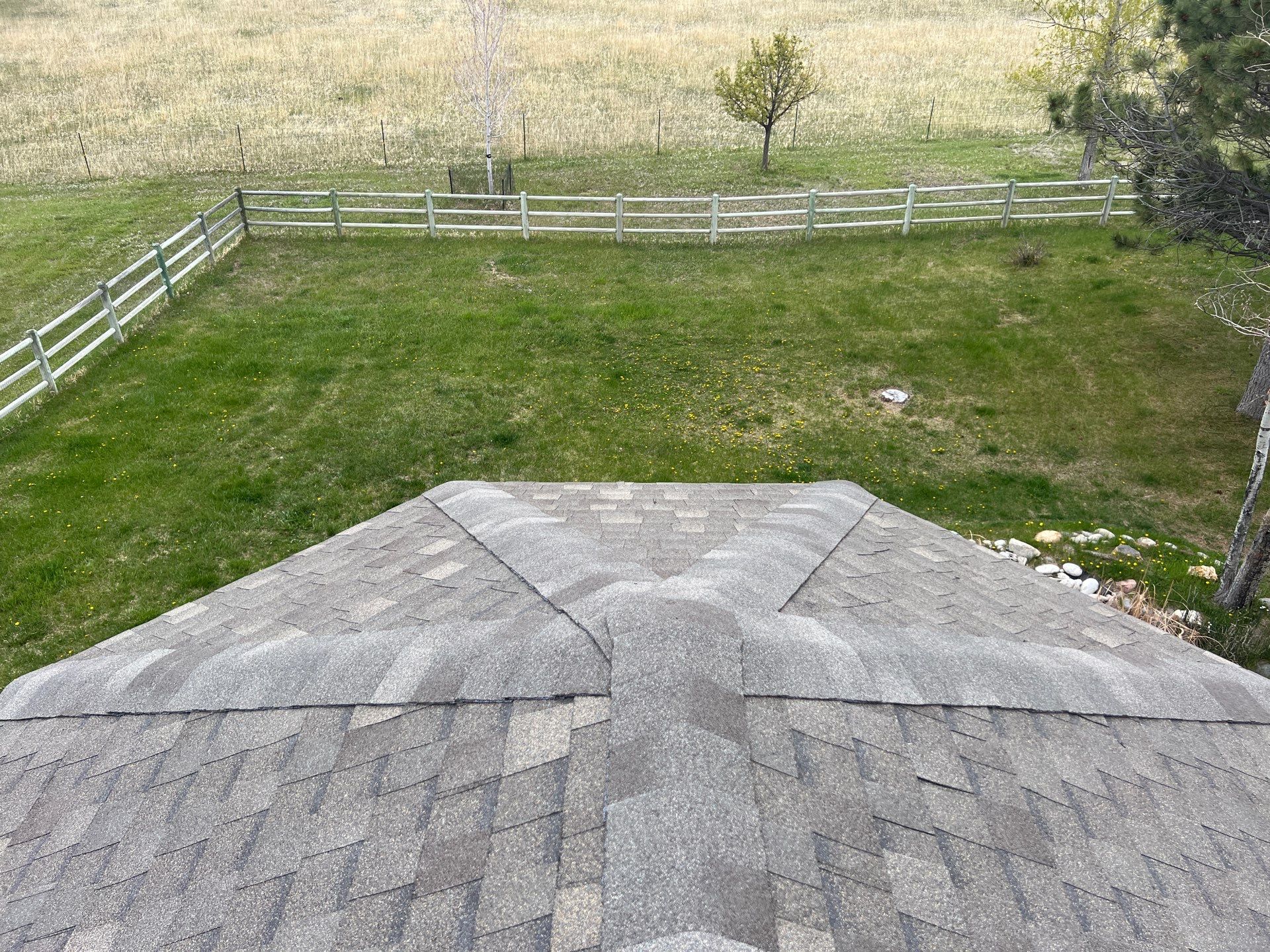 Residential Roofing Installation using Atlas Pinnacle Impact Weathered Wood by Blue Peaks Roofing LLC 