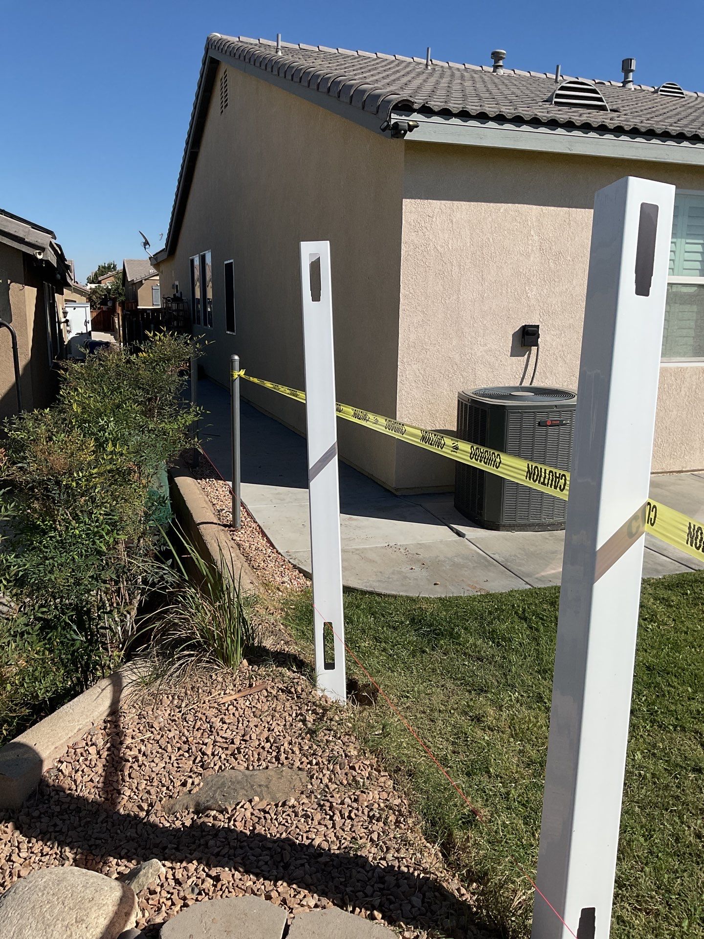 Fence Installation using Vinyl by Fence Guys Inc. 