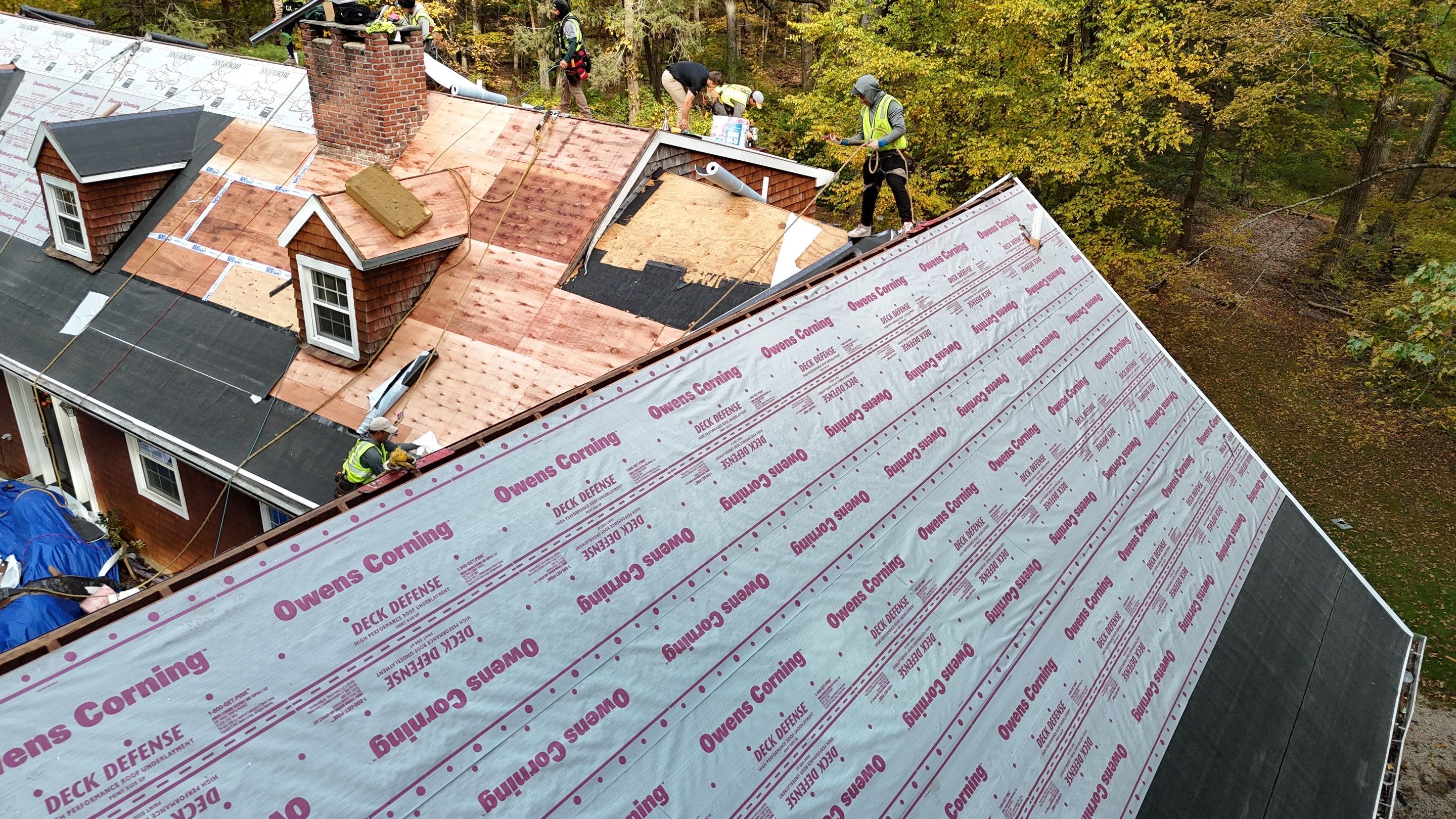 Owens Corning Duration : Chateau Green with Copper Accents in Avon, CT by Golden Shield Roofing