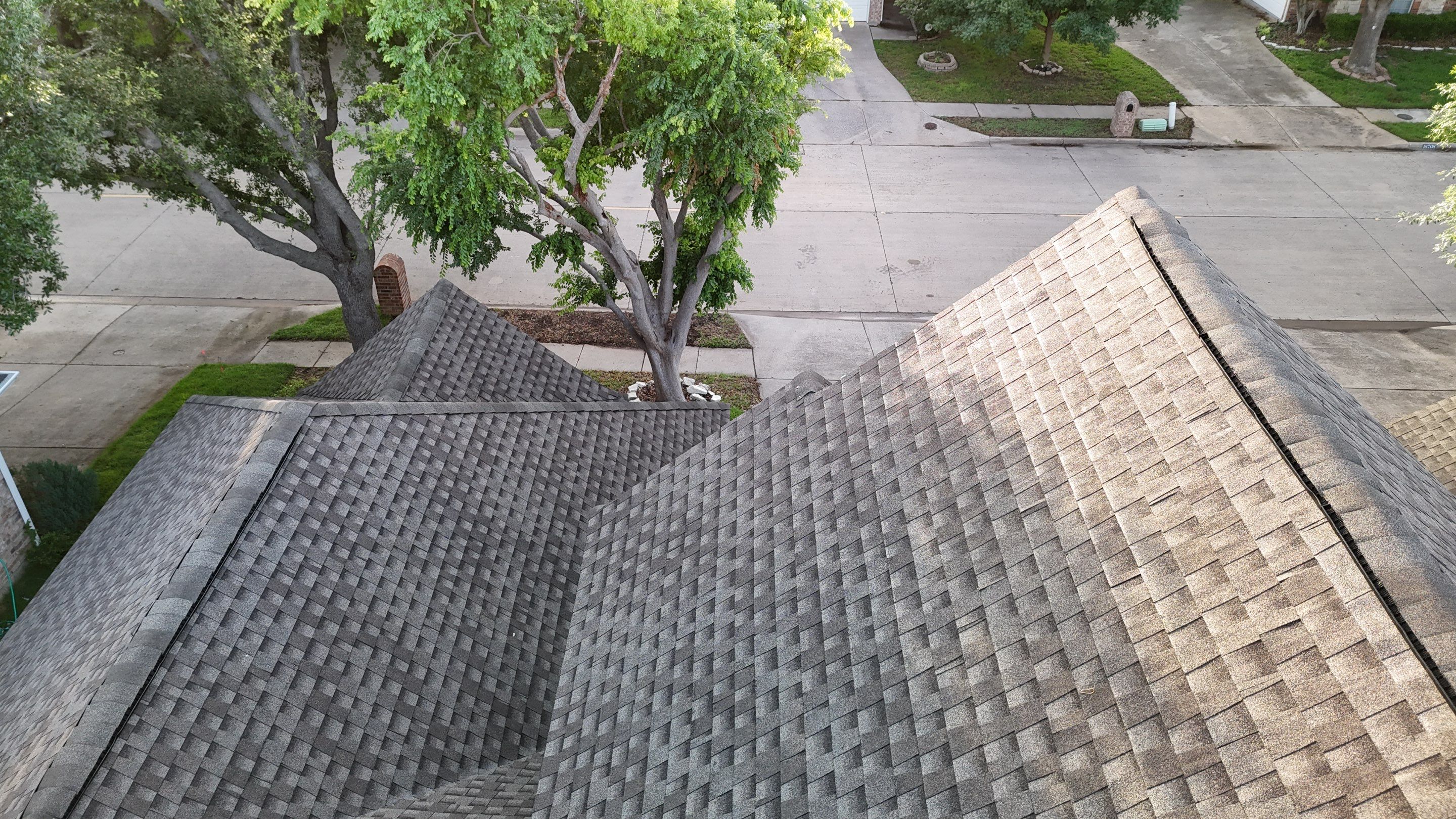 Residential Roof Replacement using GAF HDZ - Weathered Wood by Elite Roofing LLC