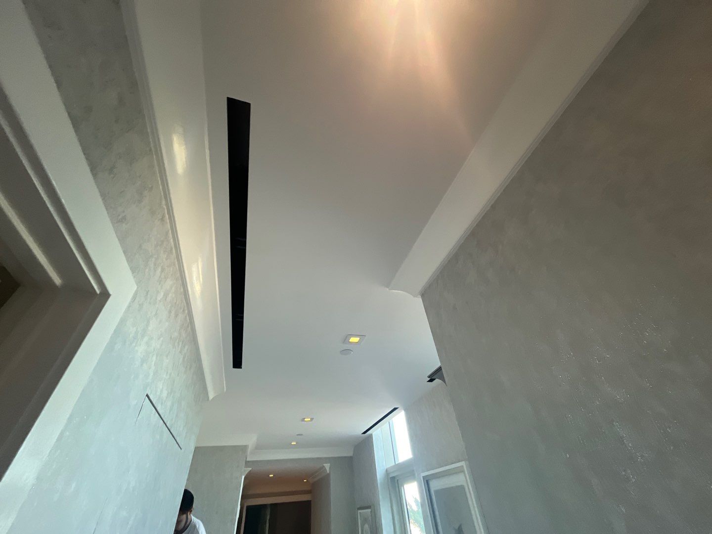 Luxury Apartment Ceiling Repair & Repaint - Philadelphia by FreshCoat Works LLC