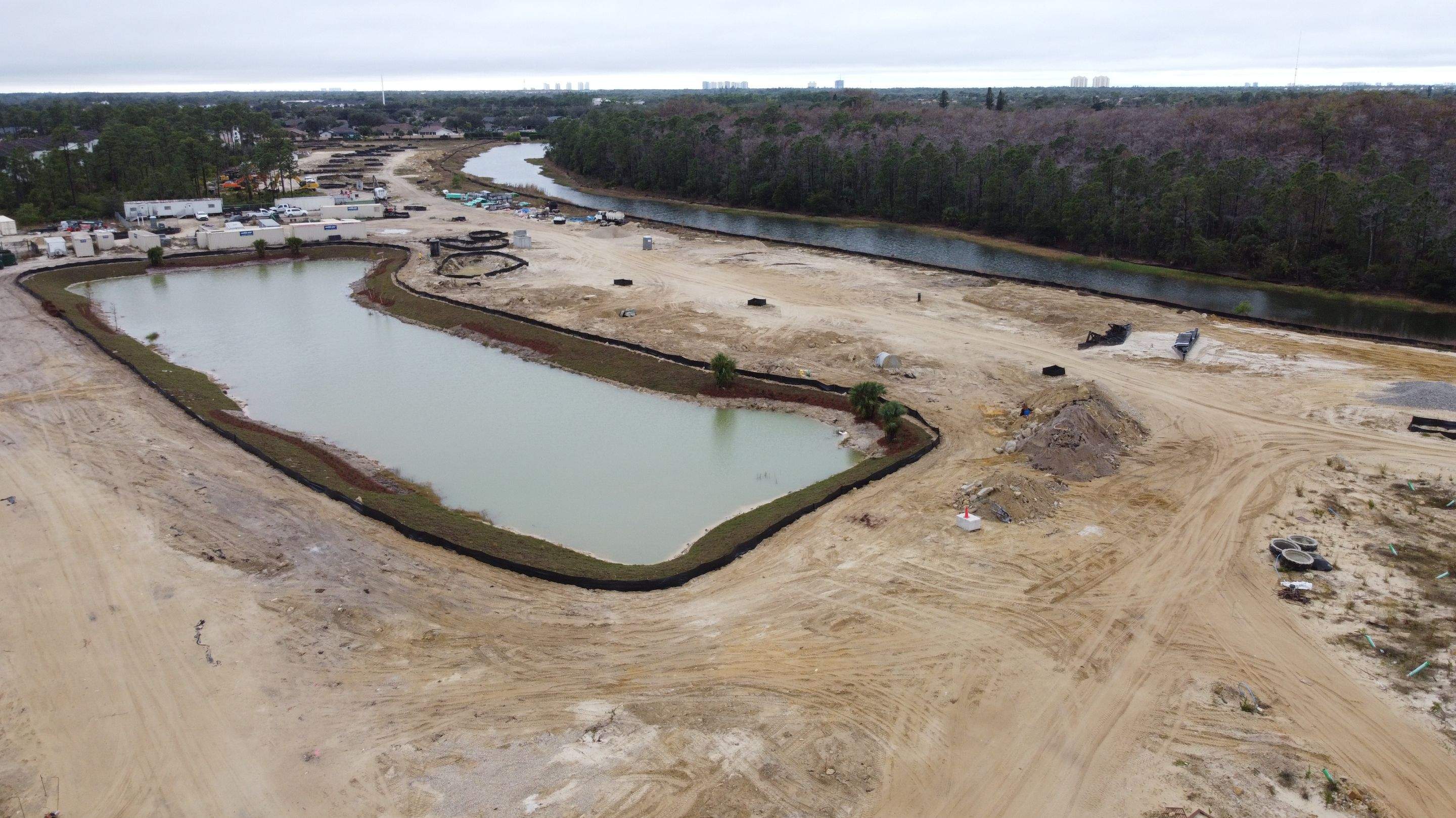 New Residential Construction Community Sewer System Cleaning by APS Power & Water